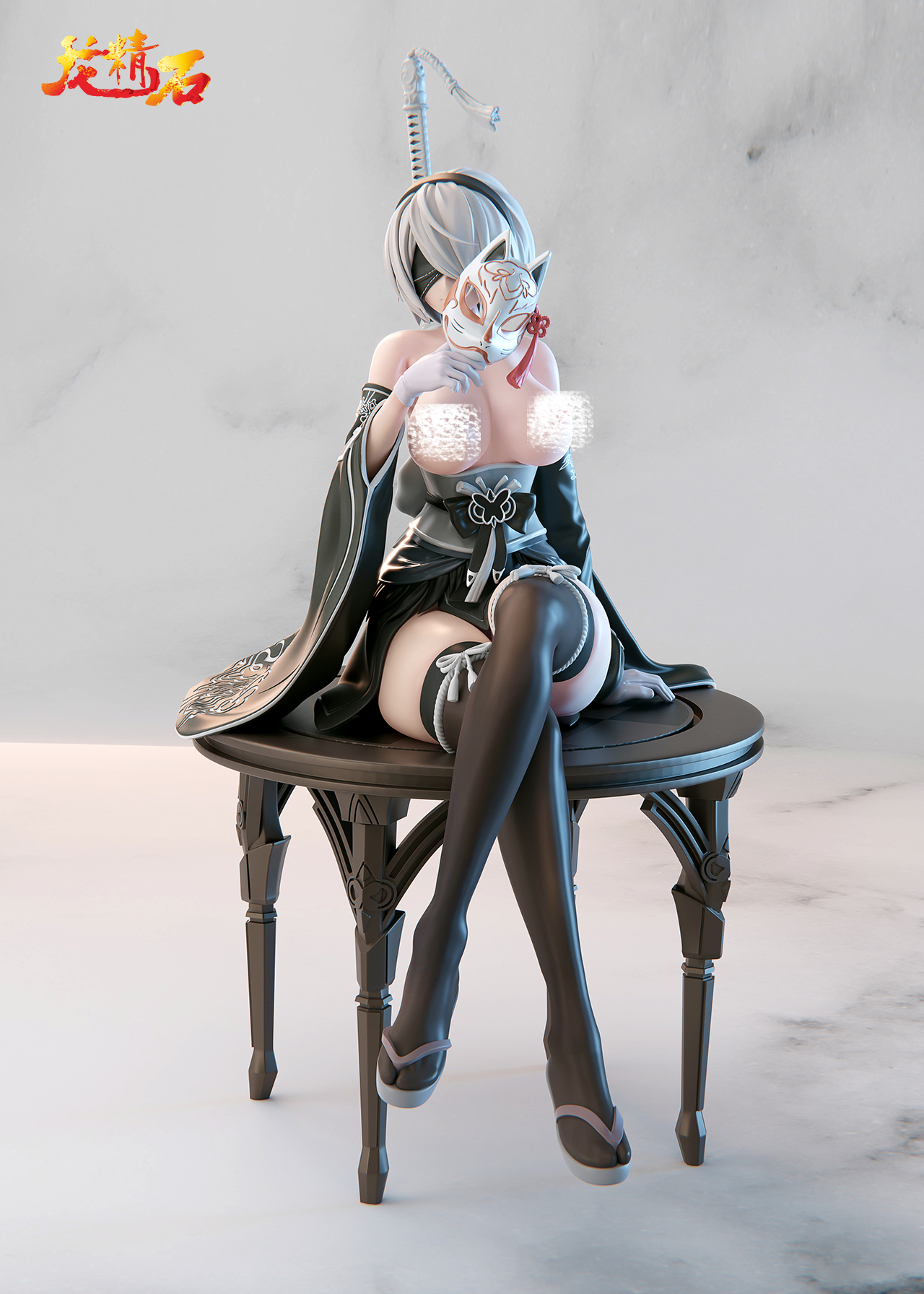 PRE-ORDER Dragon Stone Studio - NieR Automata NIKKE & NieR Collab 2B & A2 1/7 Statue(GK(Adult 18+)