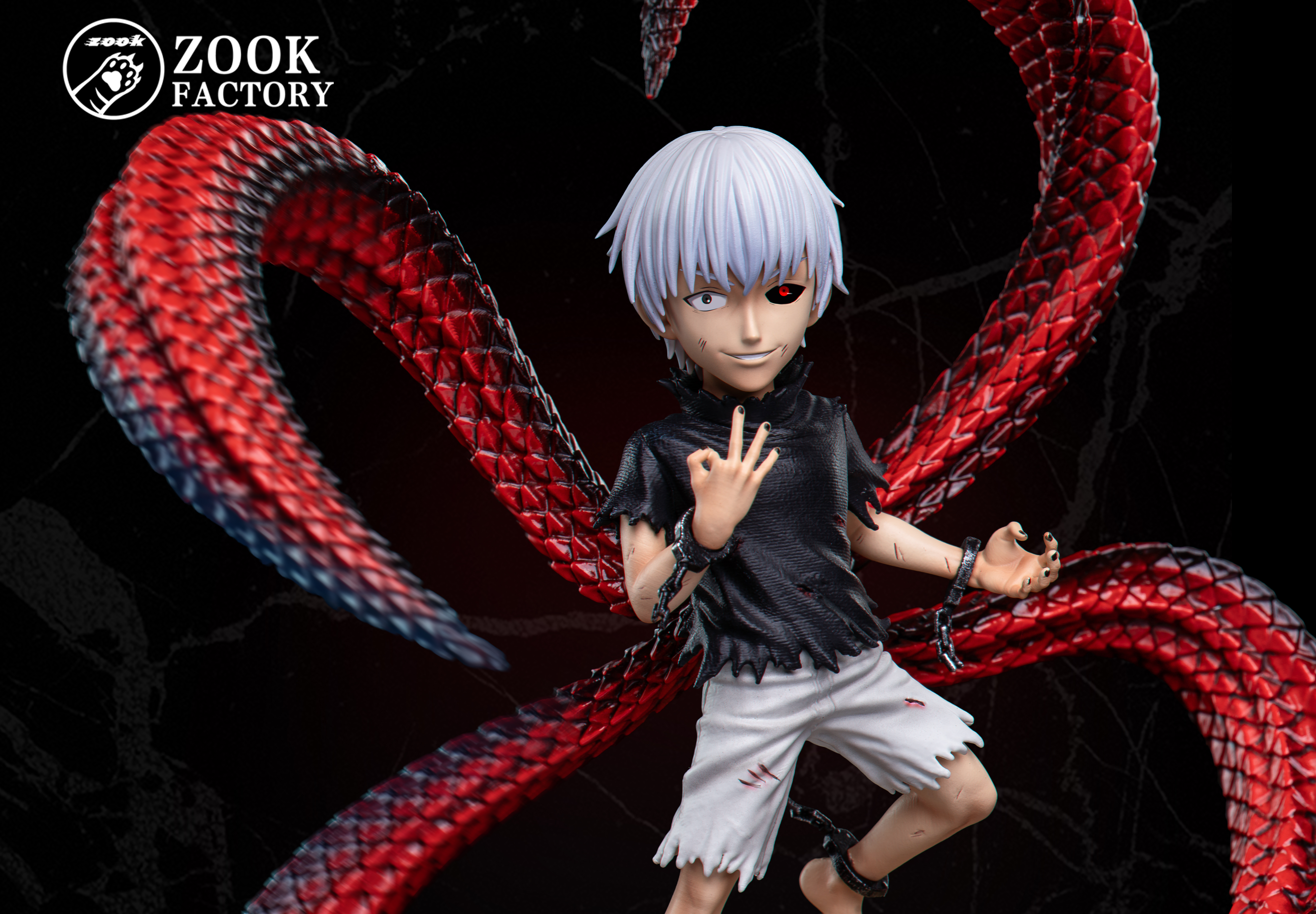 PRE-ORDER ZooK Factory Studio - Tokyo Ghoul Kaneki Ken 4 Rcss form WCF Statue(GK)