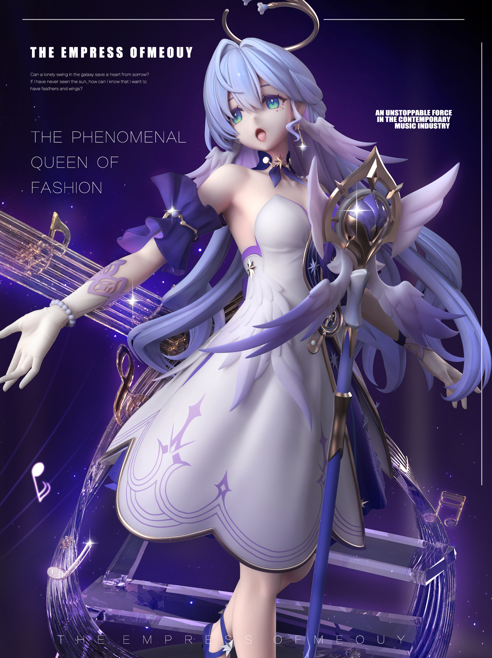 LoveHolic Studio & Alta Studio - Honkai: Star Rail Robin 1/7 & 1/4 Statue(GK) (Adult 18+)