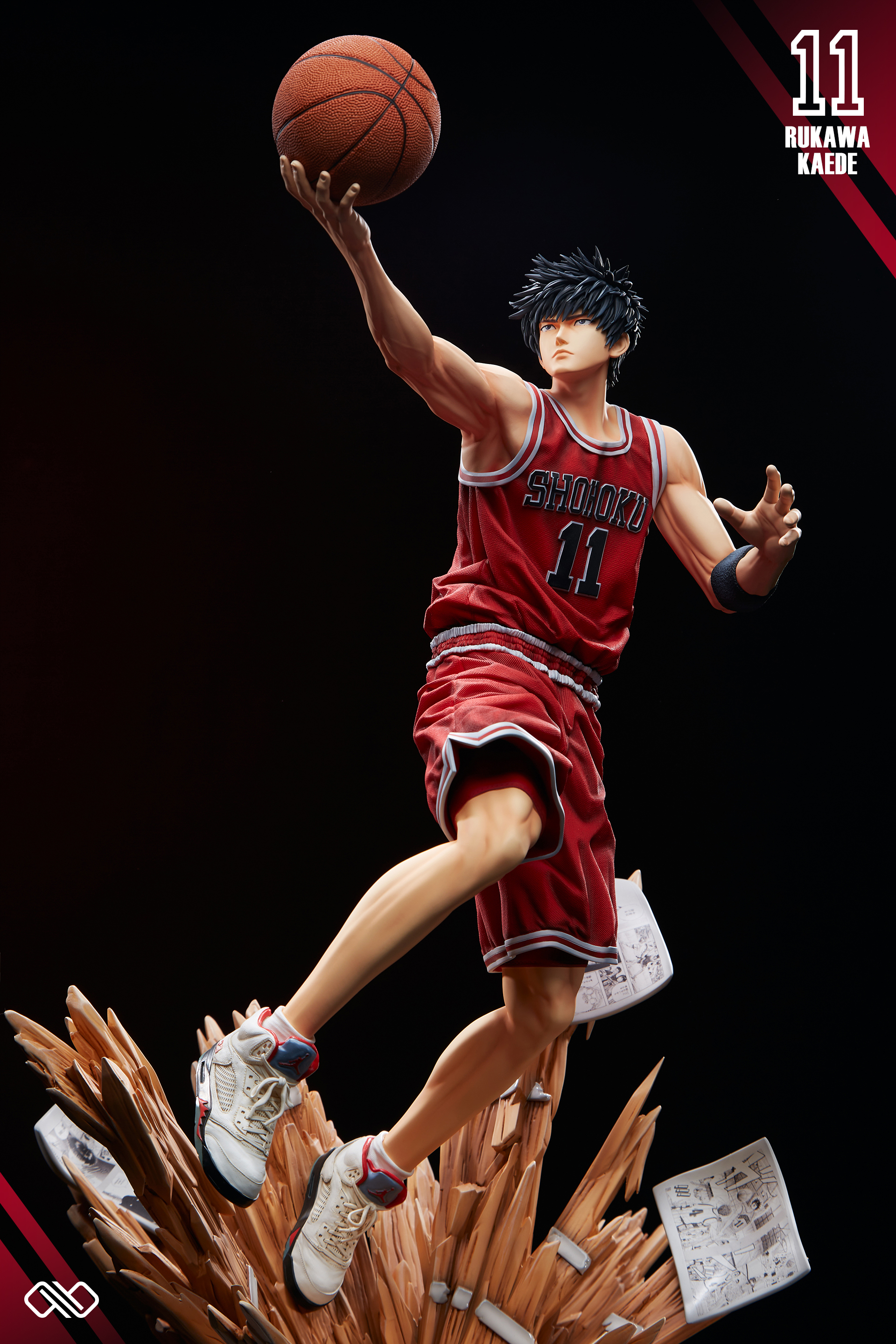 Infinite Studio - Slam Dunk Basketball Flyer Rukawa Kaede 1/4 Statue(GK)