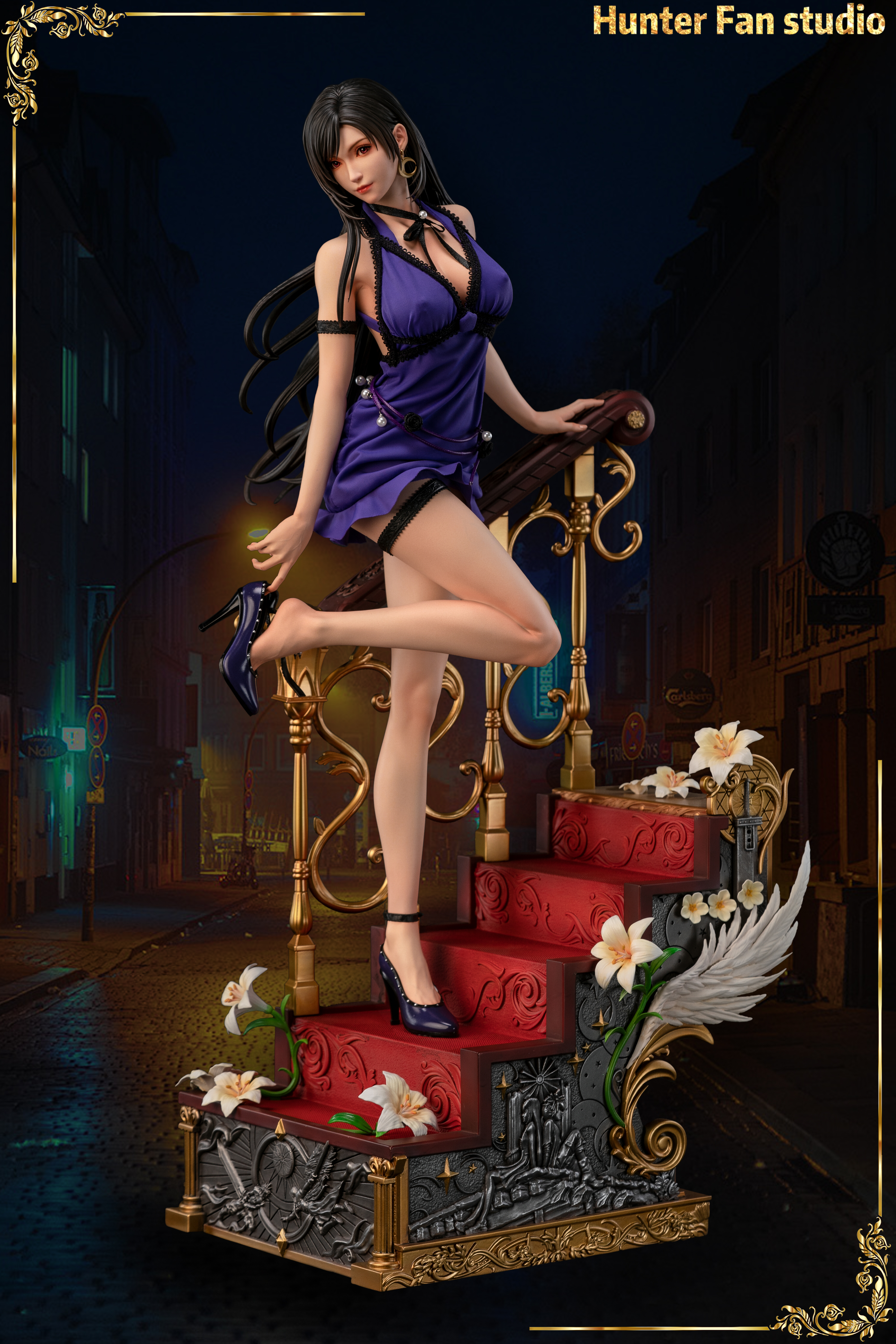 PRE-ORDER Hunter Fan Studio - Final Fantasy Tifa Lockhart 1/4 Statue(GK) (Adult 18+)