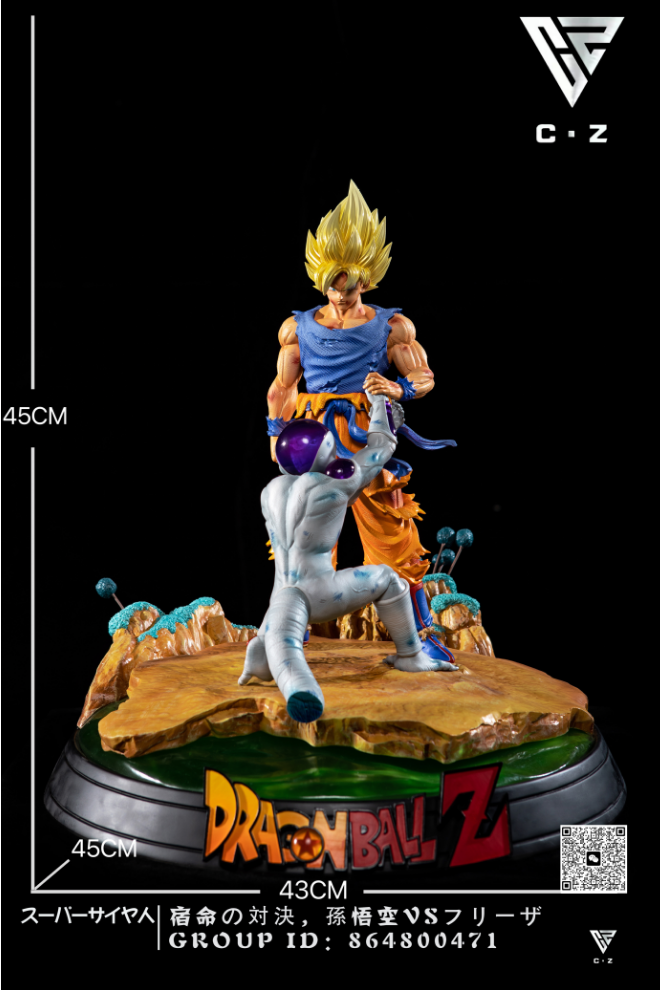 PRE-ORDER CZ Studio Dragon Ball Super Son Goku VS Frieza 1/6 Statue(GK)