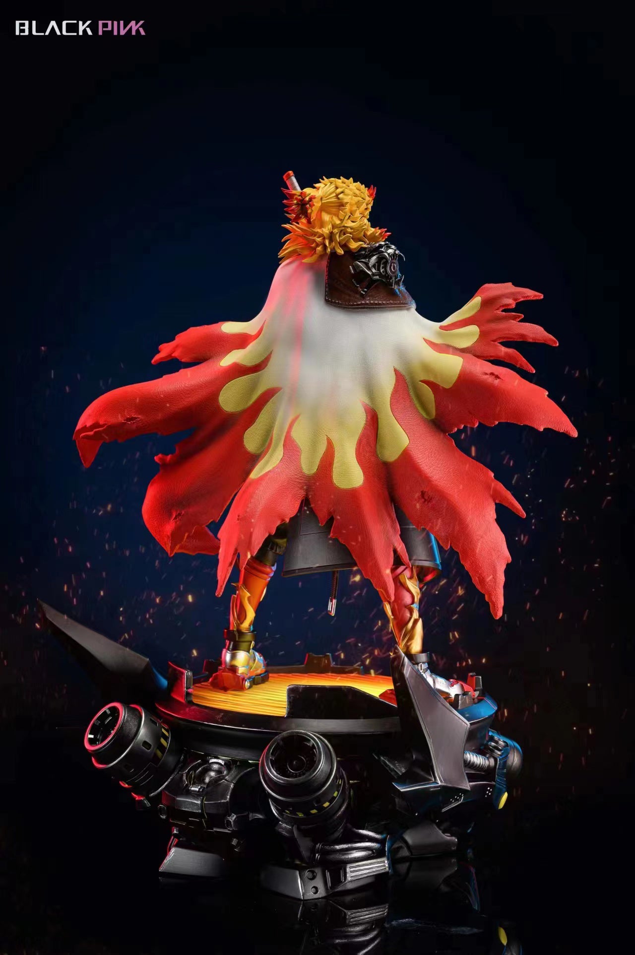 Pre-Order 1/4 & 1/6 Scale Mecha Cyberpunk Series Kyojuro Rengoku with LED - Demon Slayer: Kimetsu no Yaiba Resin Statue - BLACKPINK Studio