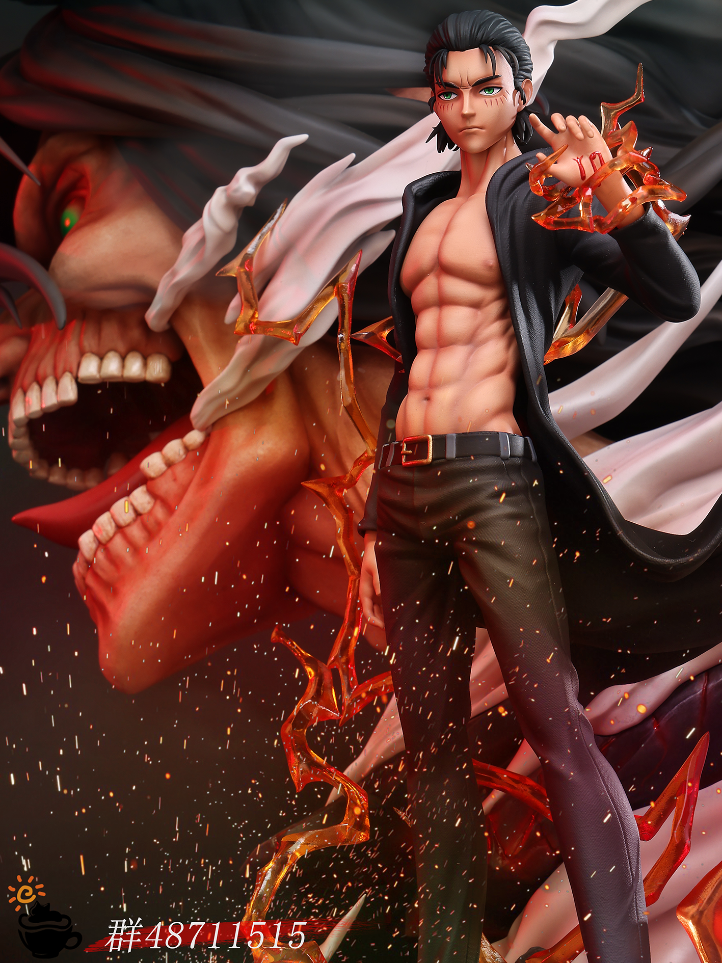 PRE-ORDER Fei Mao Ying Ri Studio - Attack on Titan Eren Yeager Statue(GK)