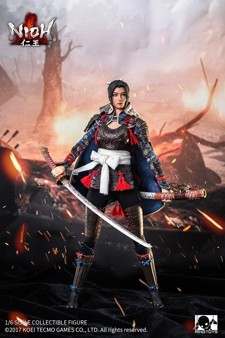 【IN STOCK】Ringtoys RT013 Tachibana Ginchiyo Female Warrior 1/6 Scale Action Figure