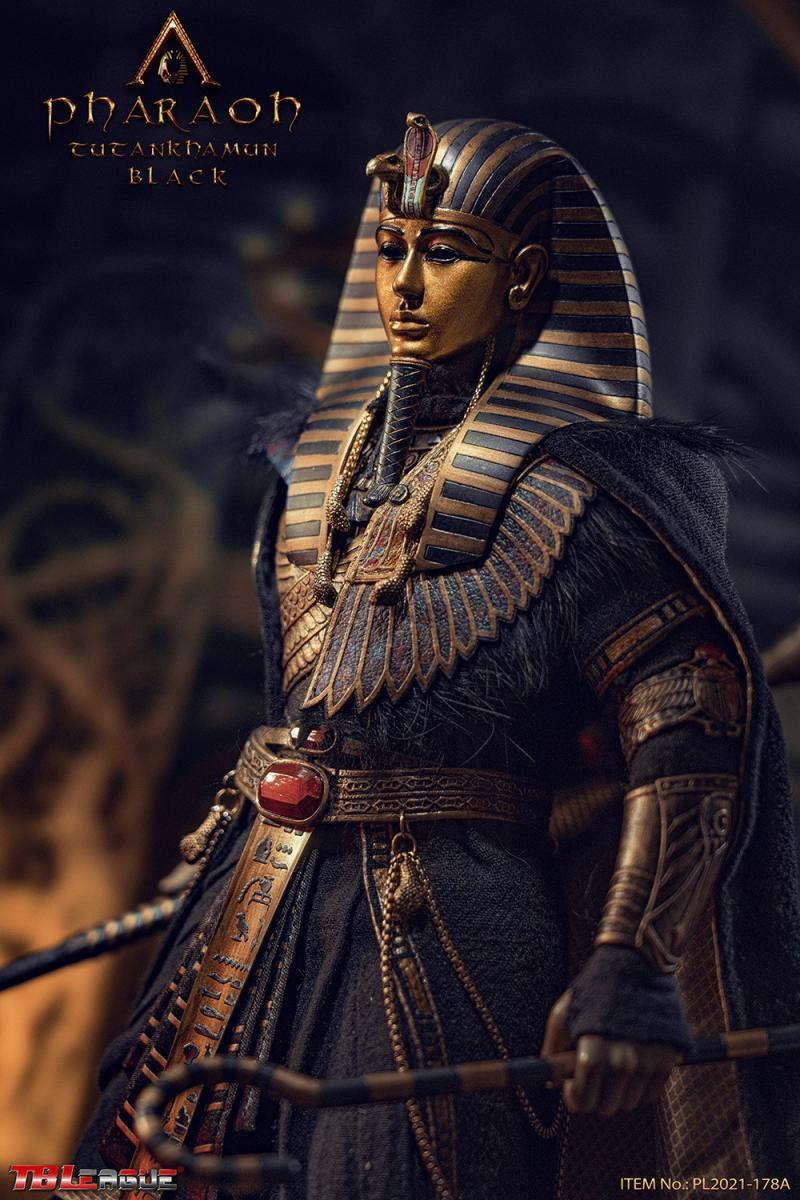 In-stock 1/6 TBLeague PL2021-178A Pharaoh Tutankhamun Black Ver. 12'' Figure