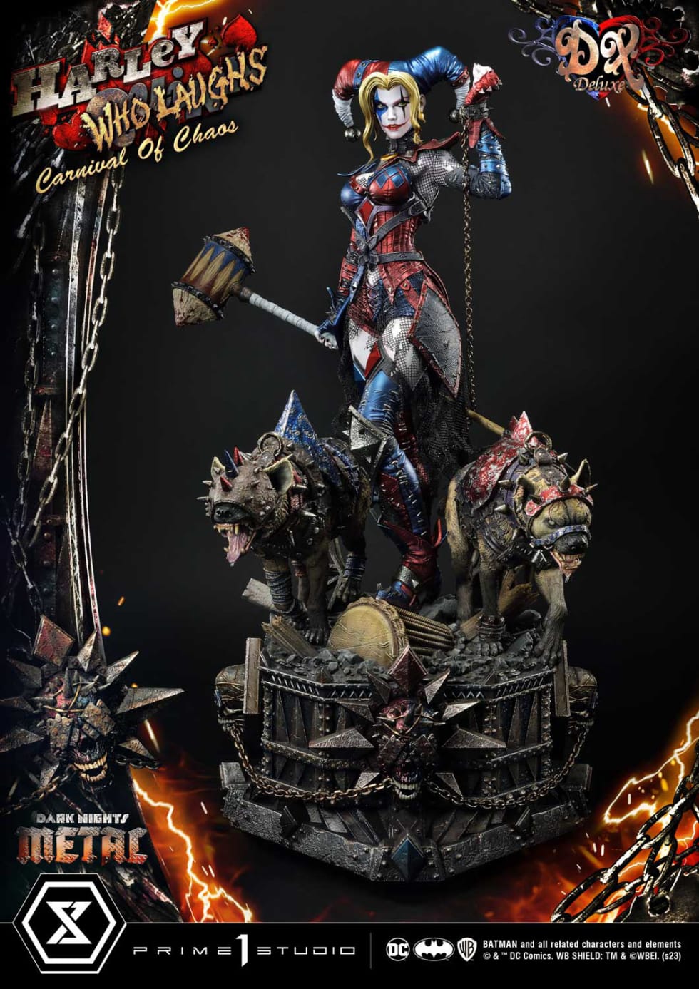 PRE-ORDER Prime 1 Studio - Museum Masterline Dark Nights: Metal Harley Quinn Who Laughs MMDCMT-13DX 1/3 StatueGK