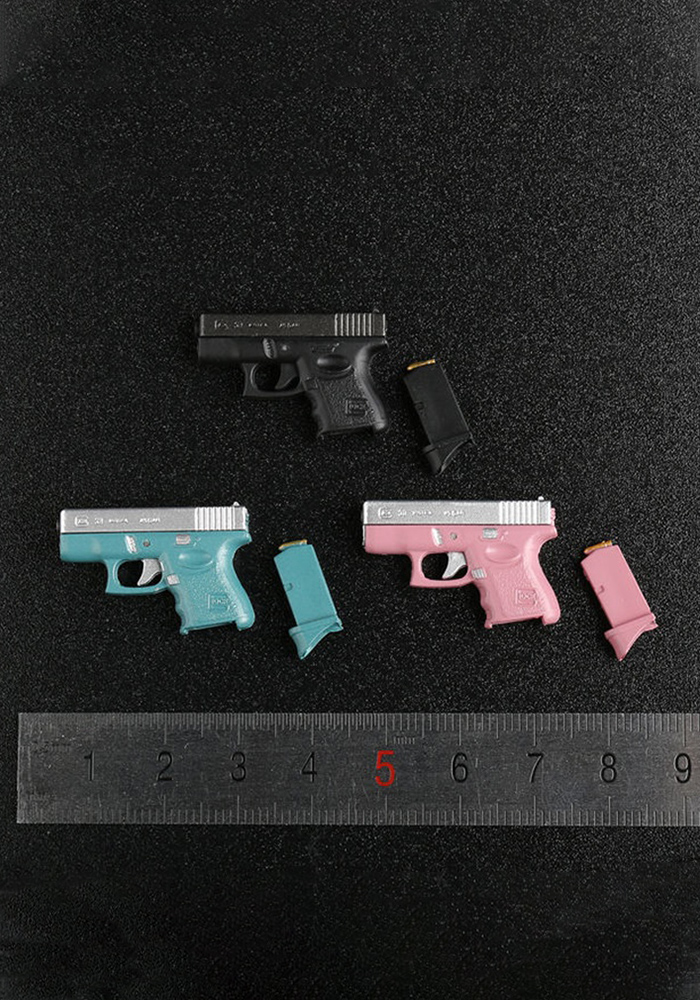 Best Sell 1/6 Scale Pistol Gun AS064 Black Widow Glock G20 Model Two-color For 12 Soldier Figures