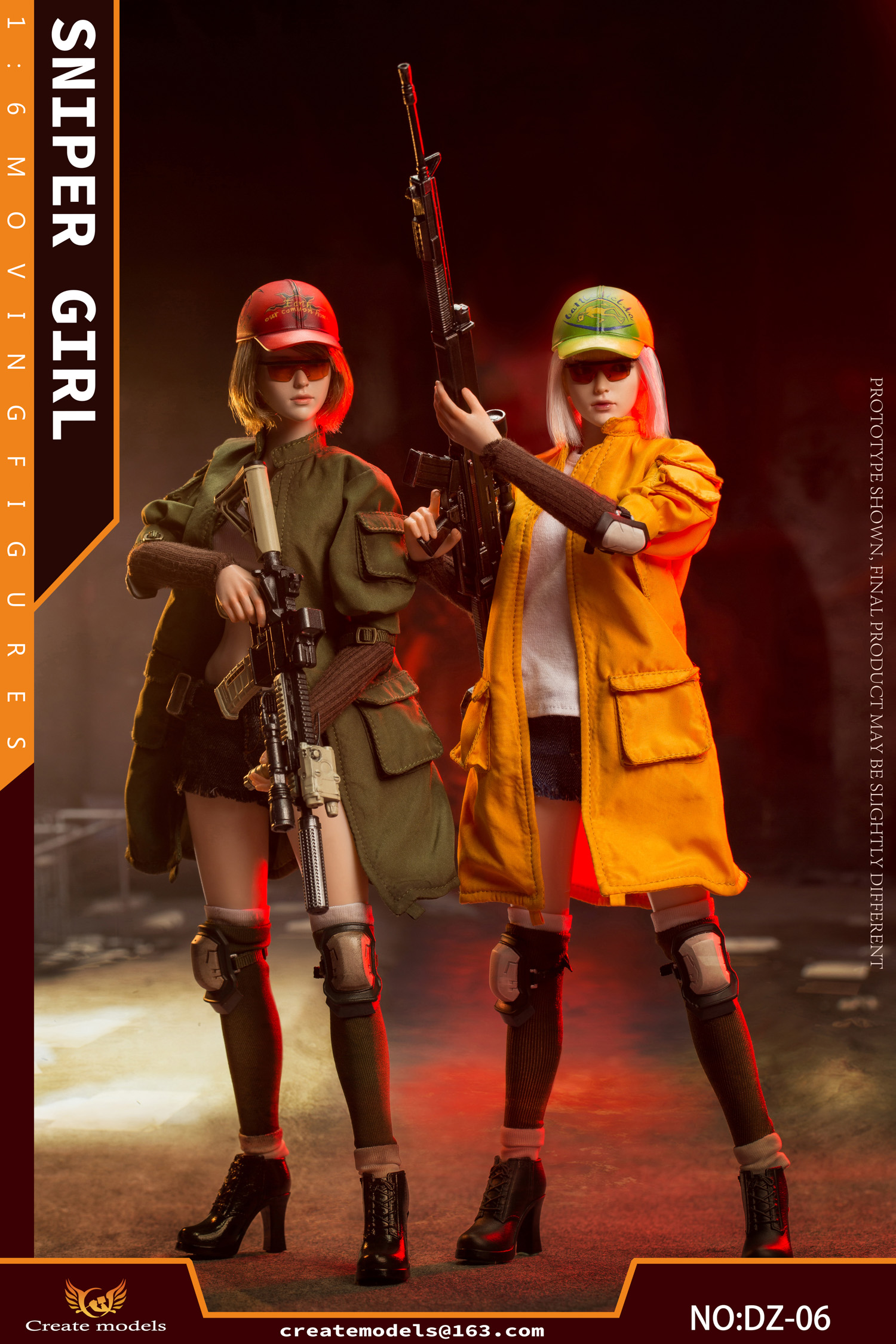 PRE-ORDER Createmodels Studio Sniper Girl Lan DZ 06 1/6 Action Figure