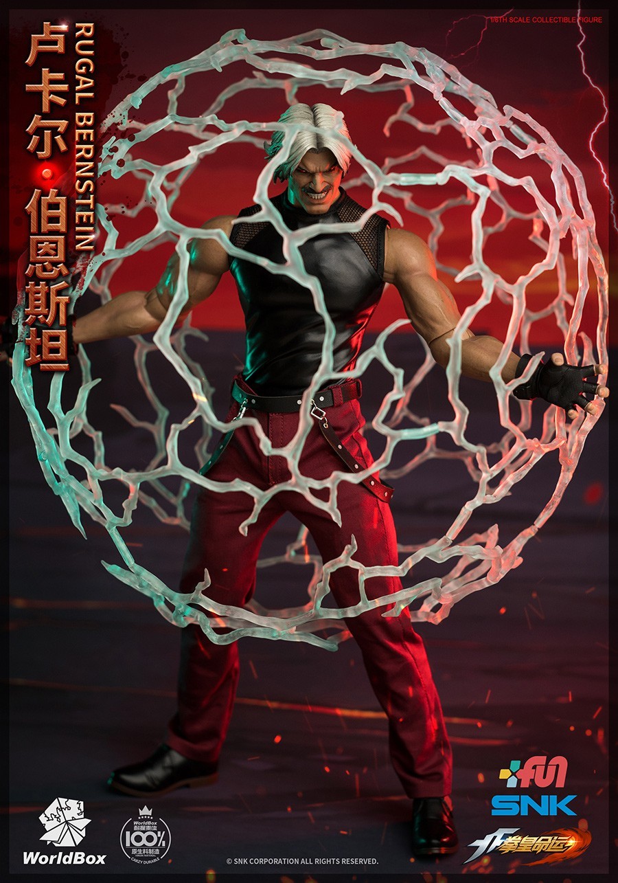【IN STOCK】World Box KF101 The King Of Fighters 1/6 scale RUGAL Action Figure