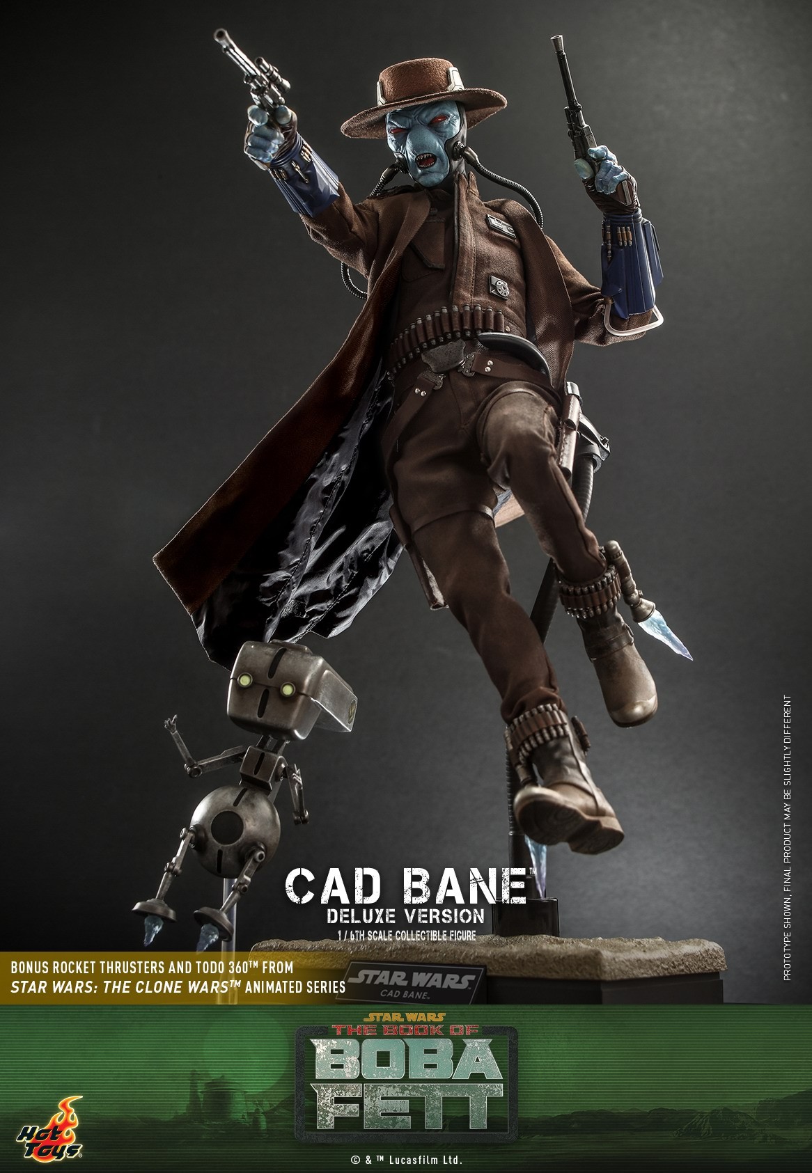 【Pre-order】HotToys HT TMS078 1/6 Boba Fett's book Boba Fett action figure