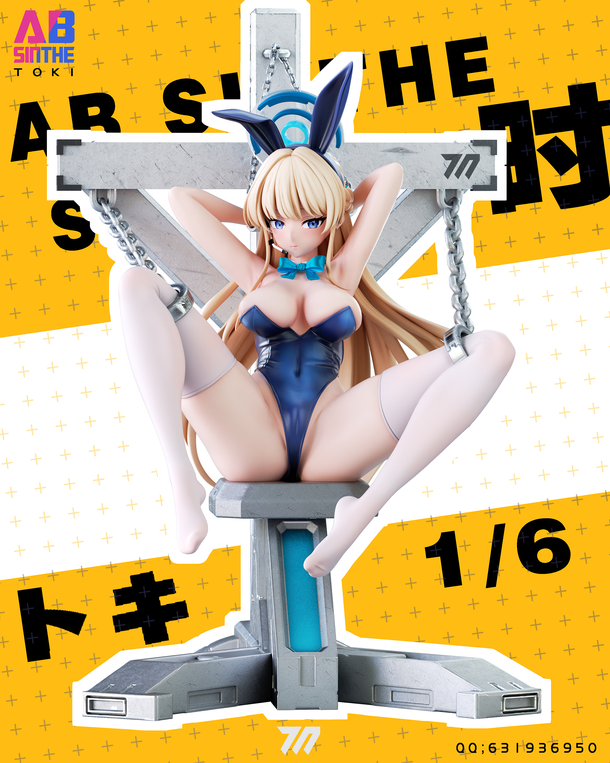 PRE-ORDER ABsinthe Studio - Blue Archive Asuma Toki (Bunny Girl) 1/6 Statue(GK) (Adult 18+)