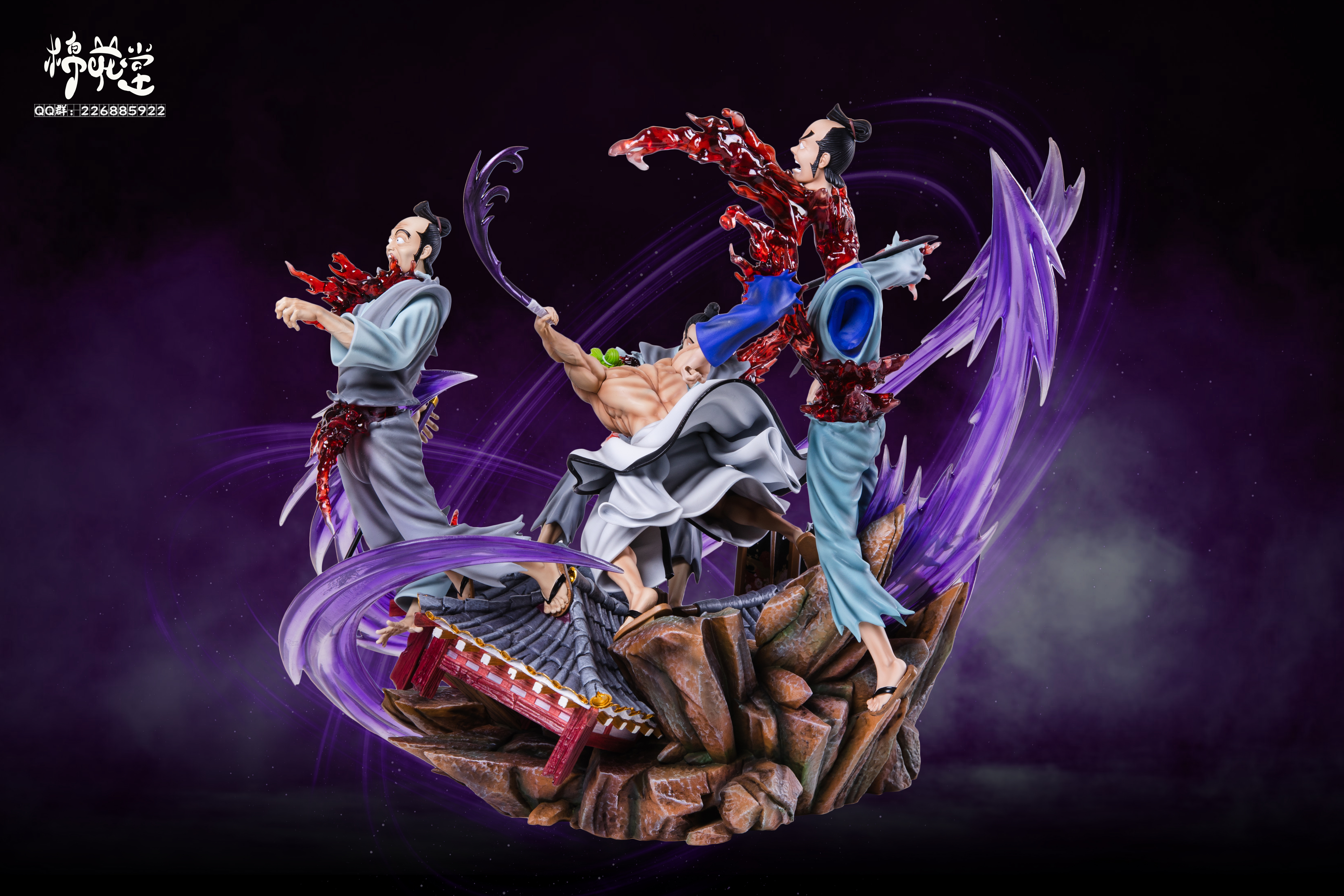 PRE-ORDER MianHuaTang Studio - One Piece - Wano Country Zoro Killing with a Knife 1/6 Statue(GK)