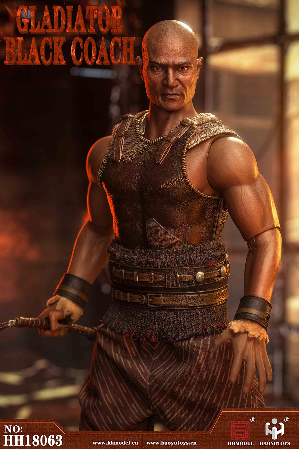 PRE-ORDER HHMODEL & HAOYUTOYS Studio Spartacus HH18063 Imperial Legion Black Trainer 1/6 Action Figure