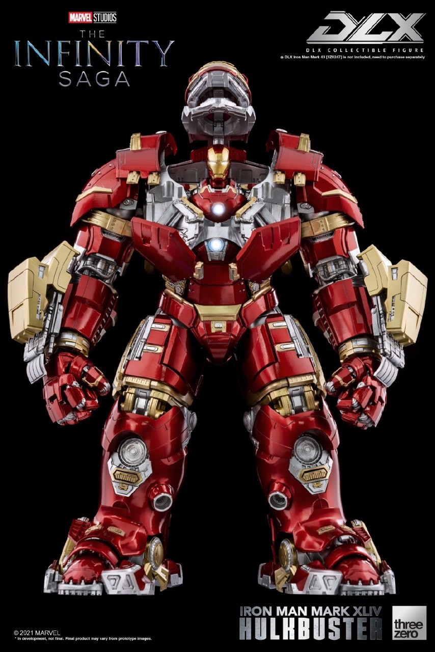 【IN STOCK】Threezero 3Z0248 DLX Iron Man Infinity Saga Mark 44 Hulkbuster Action Figure