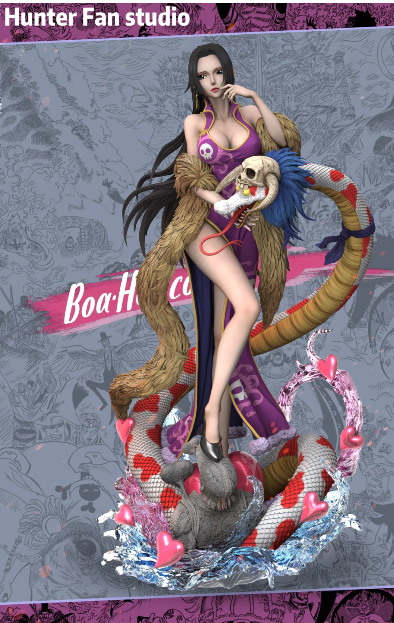 PRE-ORDER Hunter Fan studio - One Piece Pirate Female #3 Boa Hancock Statue(GK) (Adult 18+)