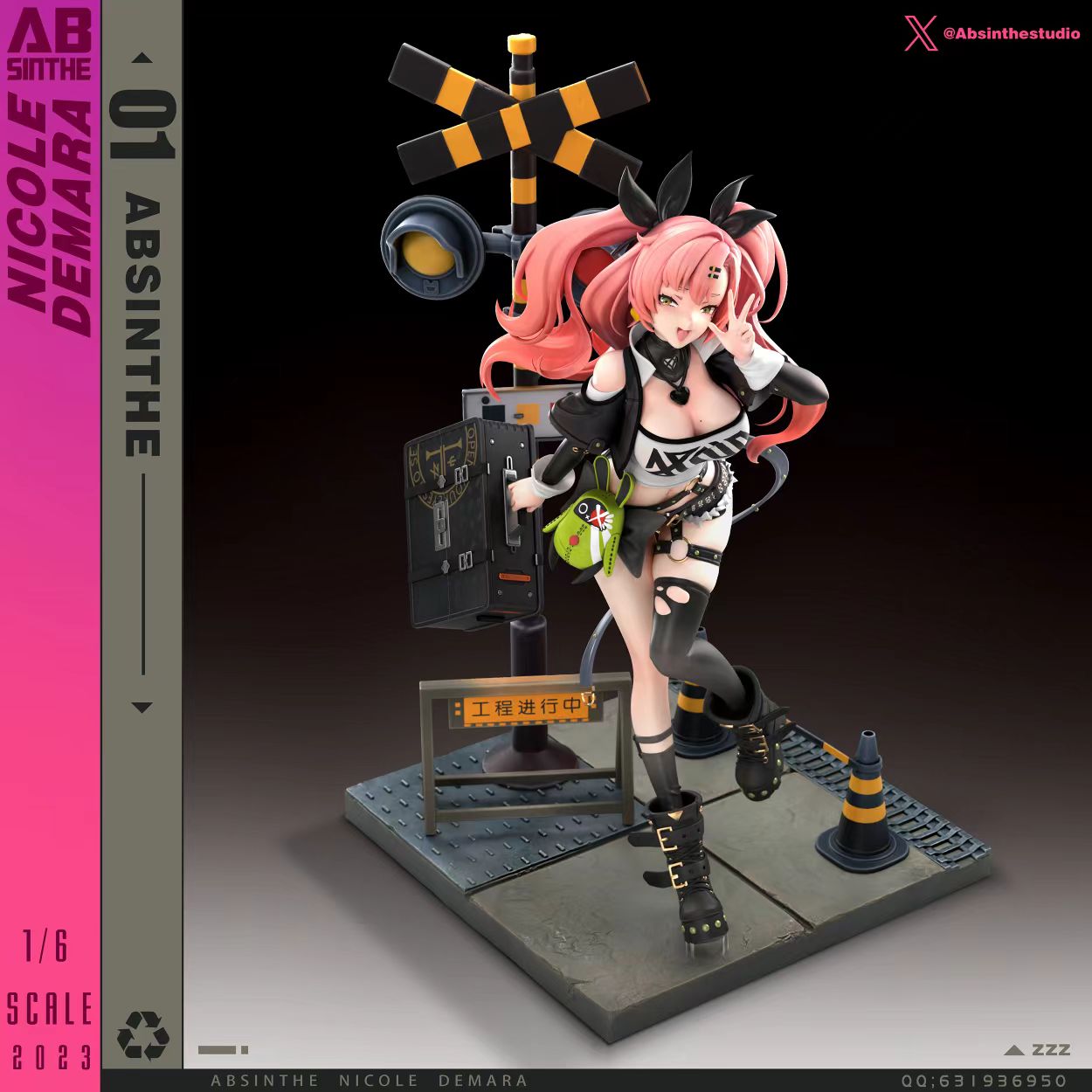 PRE-ORDER ABsinthe Studio - Zenless Zone Zero Nicole Demara 1/6 Scale Statue(GK) (Adult 18+)