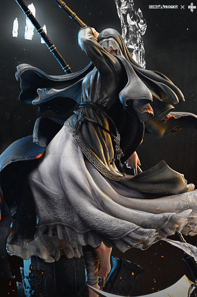 PRE-ORDER Dtalon Studio - Dark Souls III - Sister Friede with LED -Resin Statue(GK)