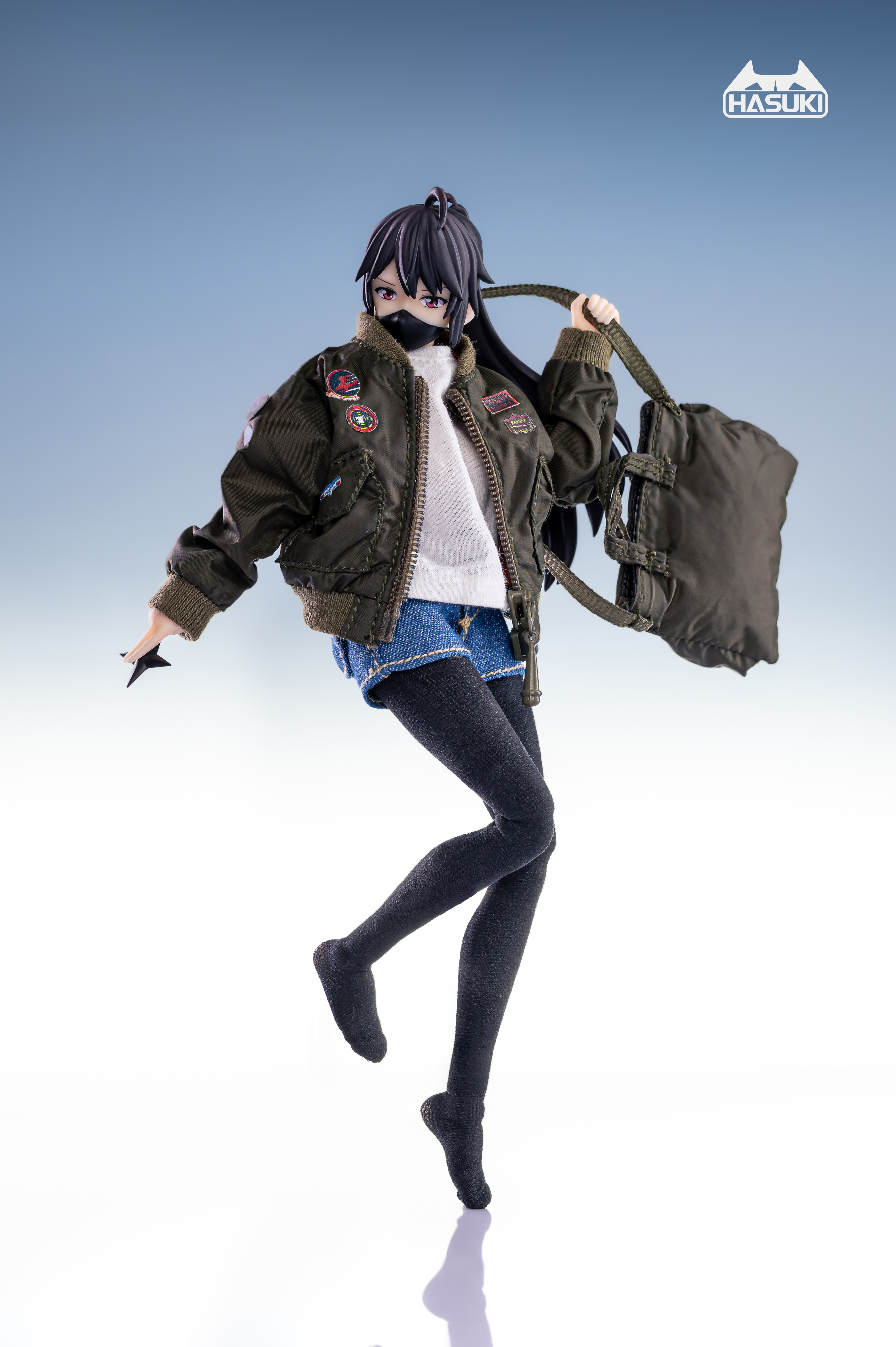 PRE-ORDER HASUKI Studio Air Force Jacket CS007Jiniang Clothing Bag 1/12 Secen