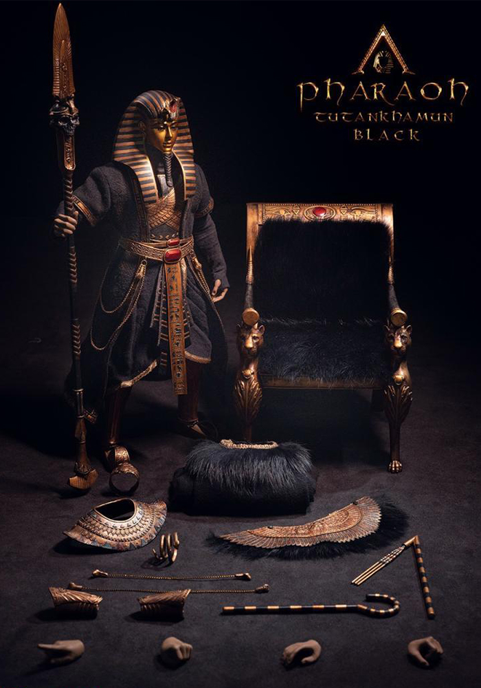In-stock 1/6 TBLeague PL2021-178A Pharaoh Tutankhamun Black Ver. 12'' Figure