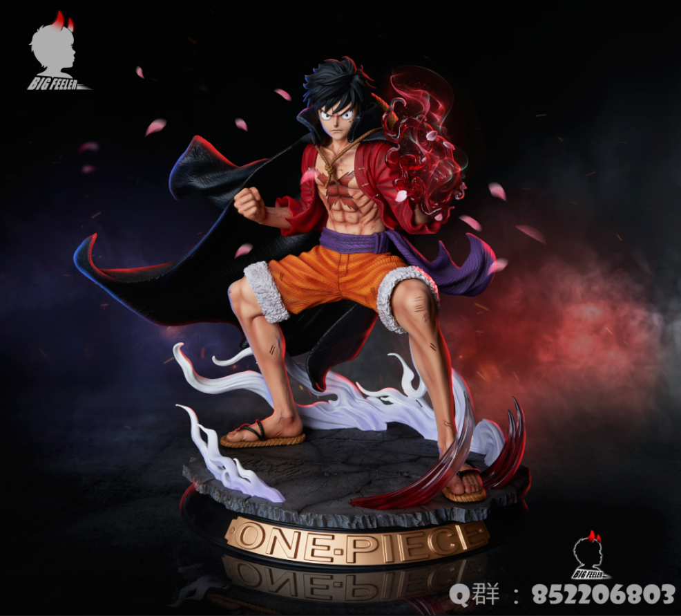 PRE-ORDER Big Feeler Studio One Piece Monkey D Luffy 1/6 & 1/4 Statue(GK)