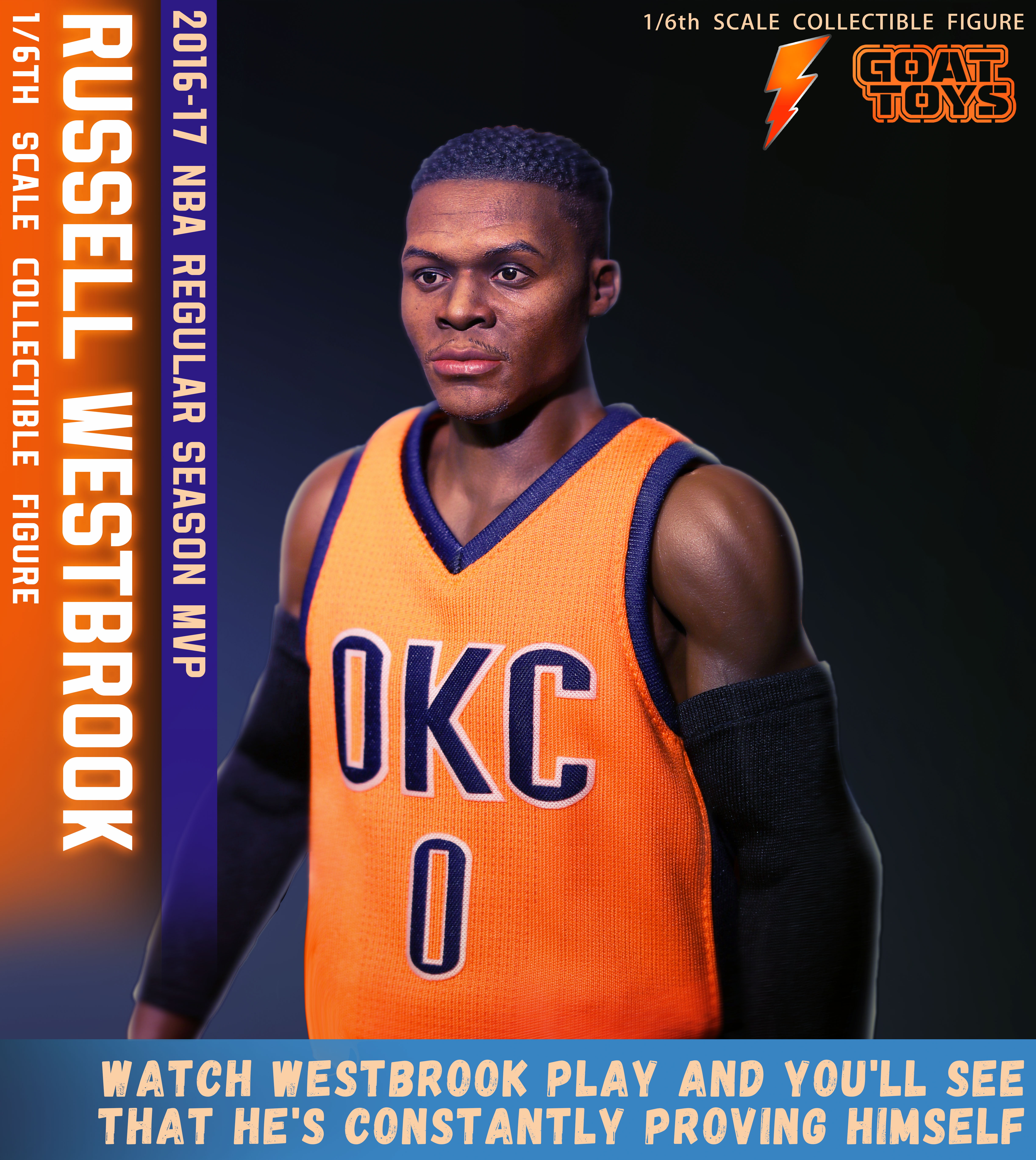 PRE-ORDER Goat Toys Studio - NBA Russell Westbrook 1/6 Statue(GK)