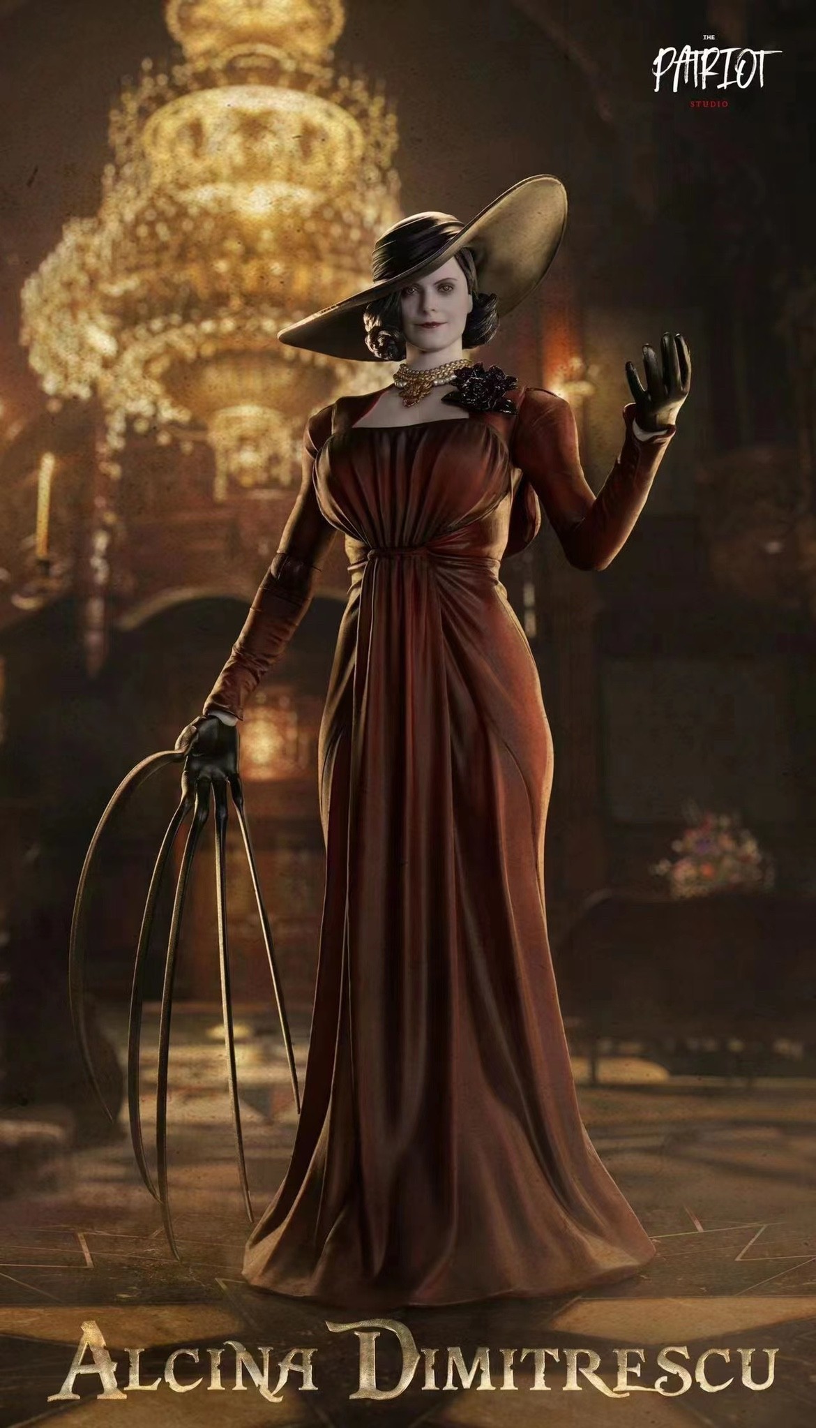 【IN STOCK】The Patriot studio Alcina Dimitrescu Lady Vampire Countess 1/12 Scale Action Figure Statue Collection Action Figure