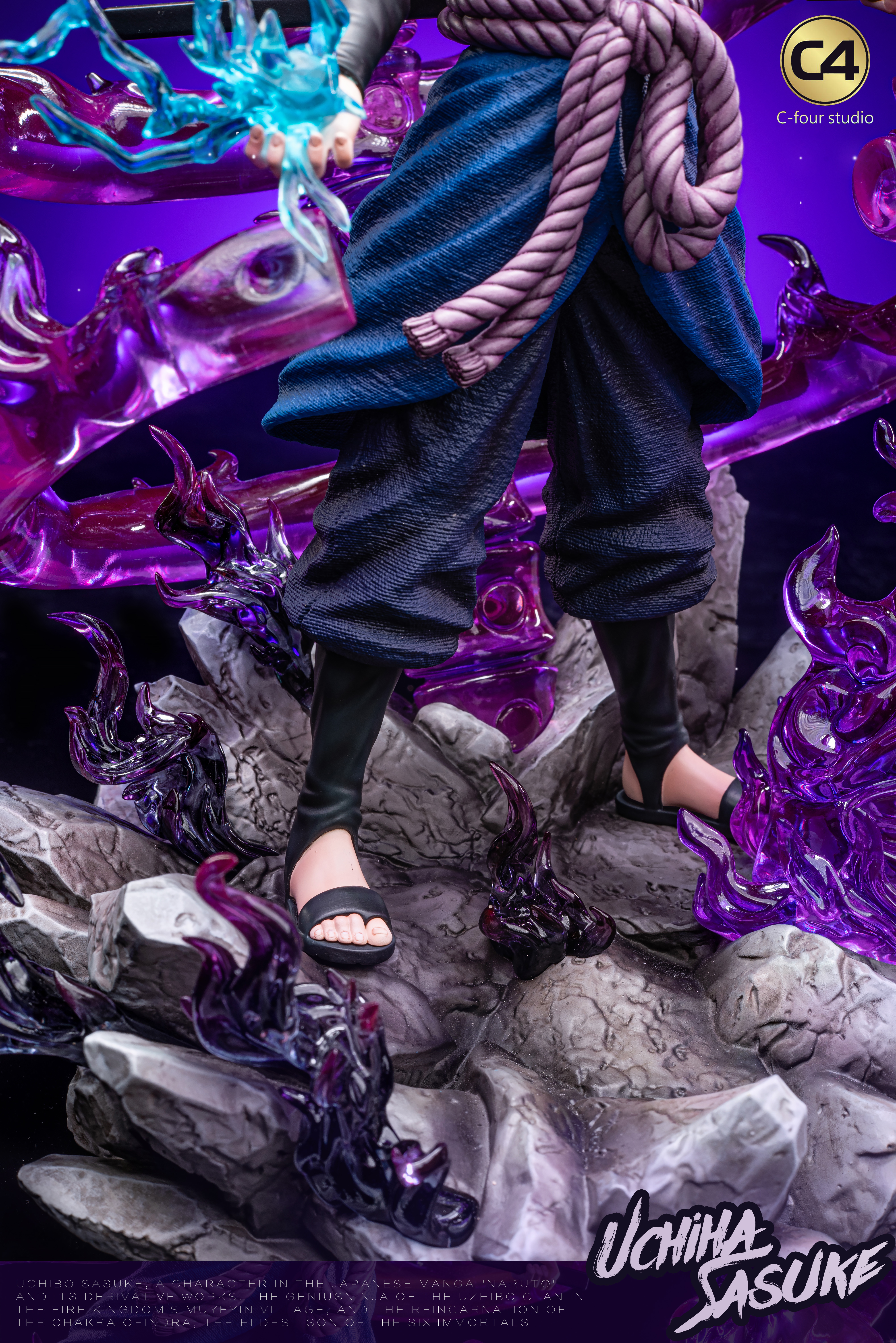 PRE-ORDER C4 Studio - Naruto The Laughing Four #2 The Laughing Sasuke 1/6 Statue(GK)