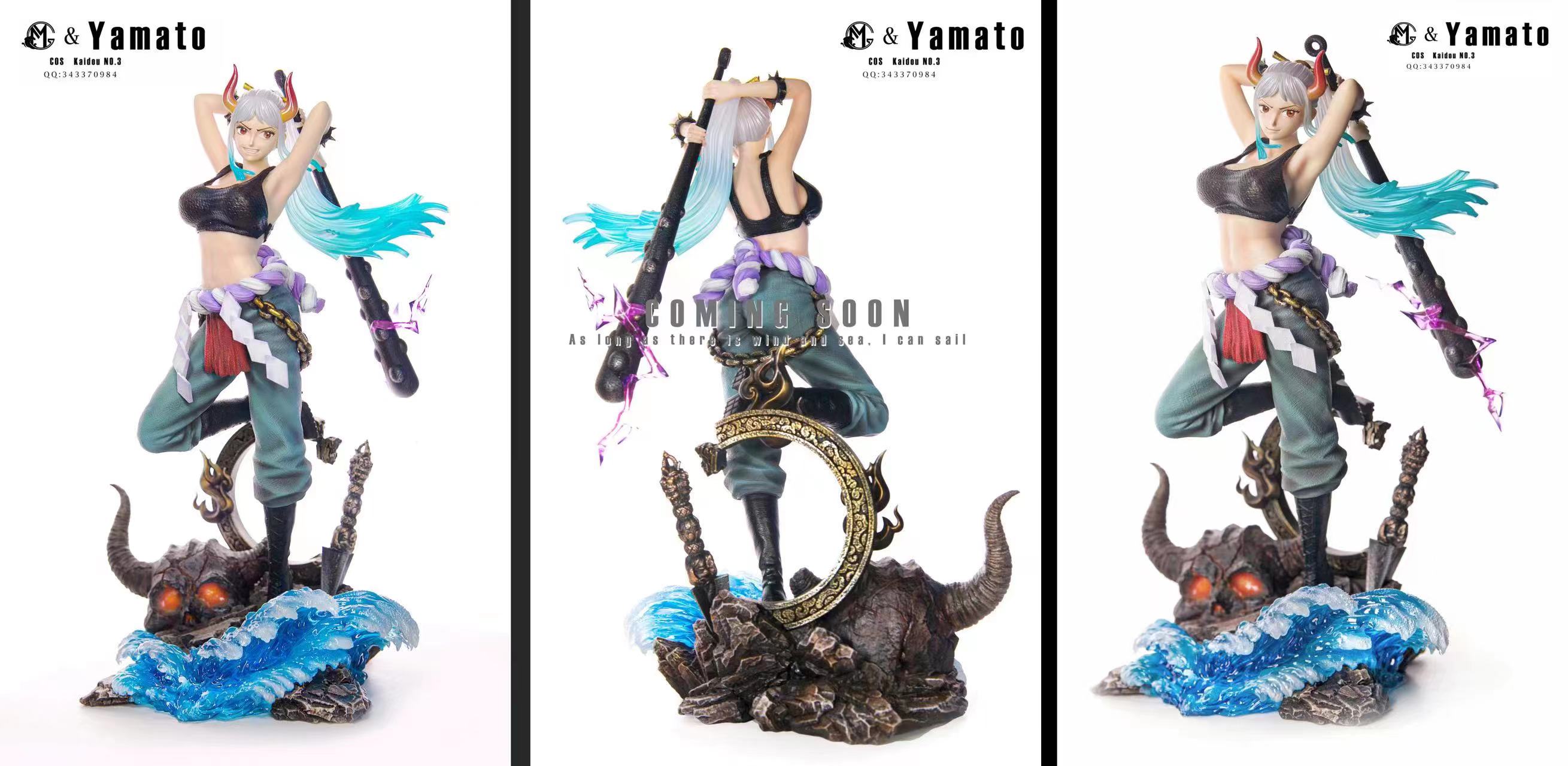 PRE-ORDER GM Studio - One Piece cos series #3 Yamato cos Kaido Statue(GK) (Adult 18+)