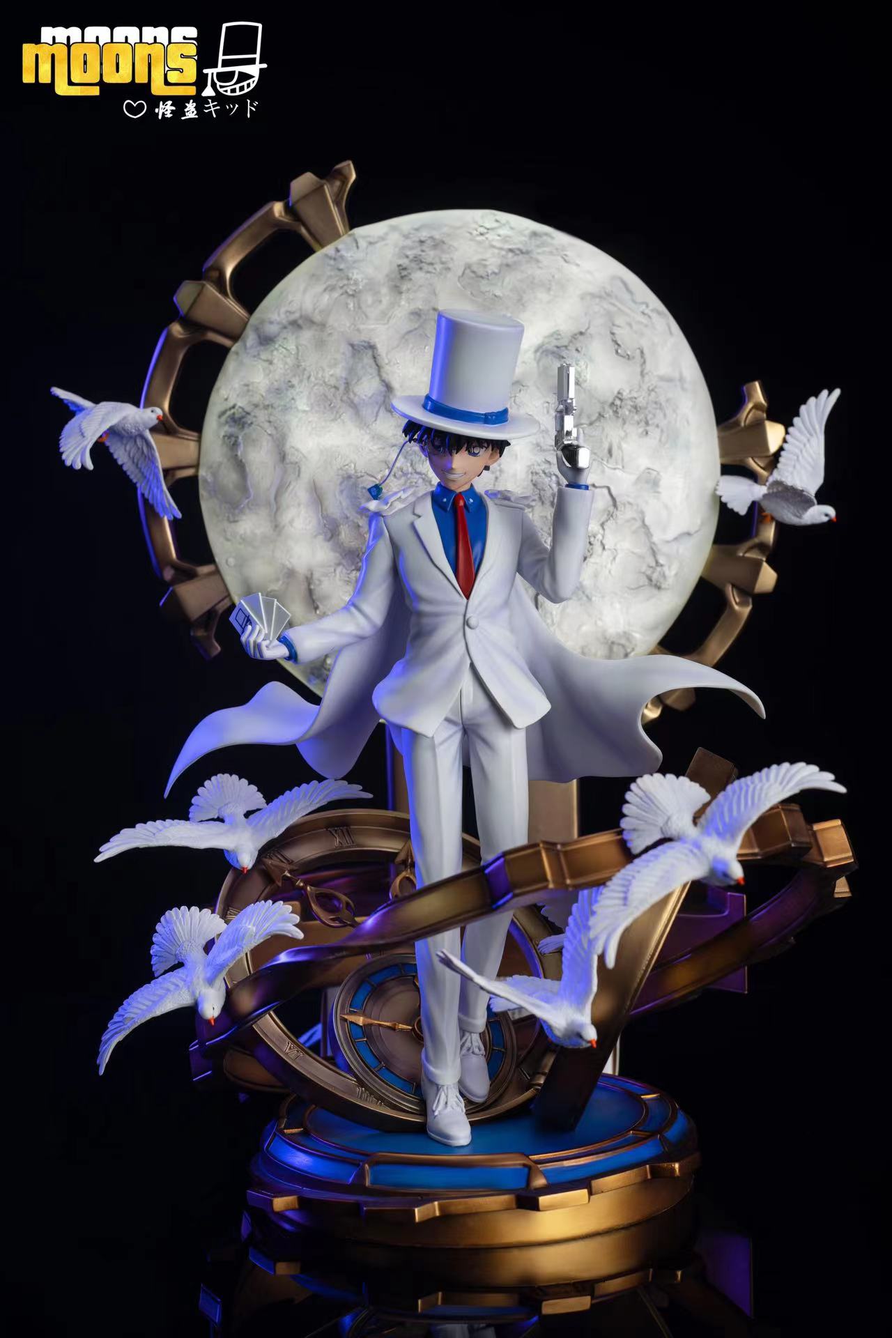 Pre-Order 1/6 Scale Phantom Thief Kid/ Kaitou Kid - Detective Conan Resin Statue - moons Studio