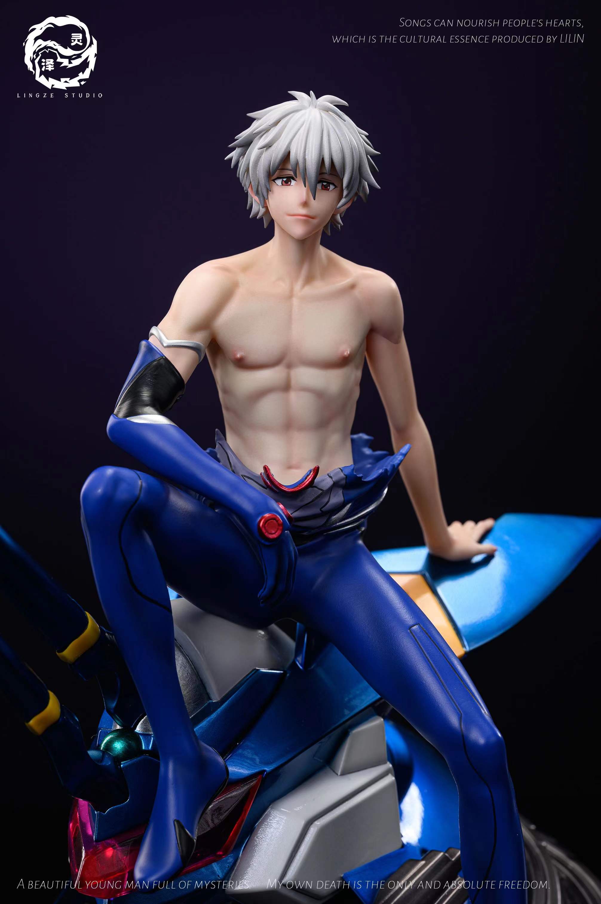 PRE-ORDER LING ZE Studio - Neon Genesis Evangelion Nagisa Kaworu 1/6 Statue(GK) (Adult 18+)