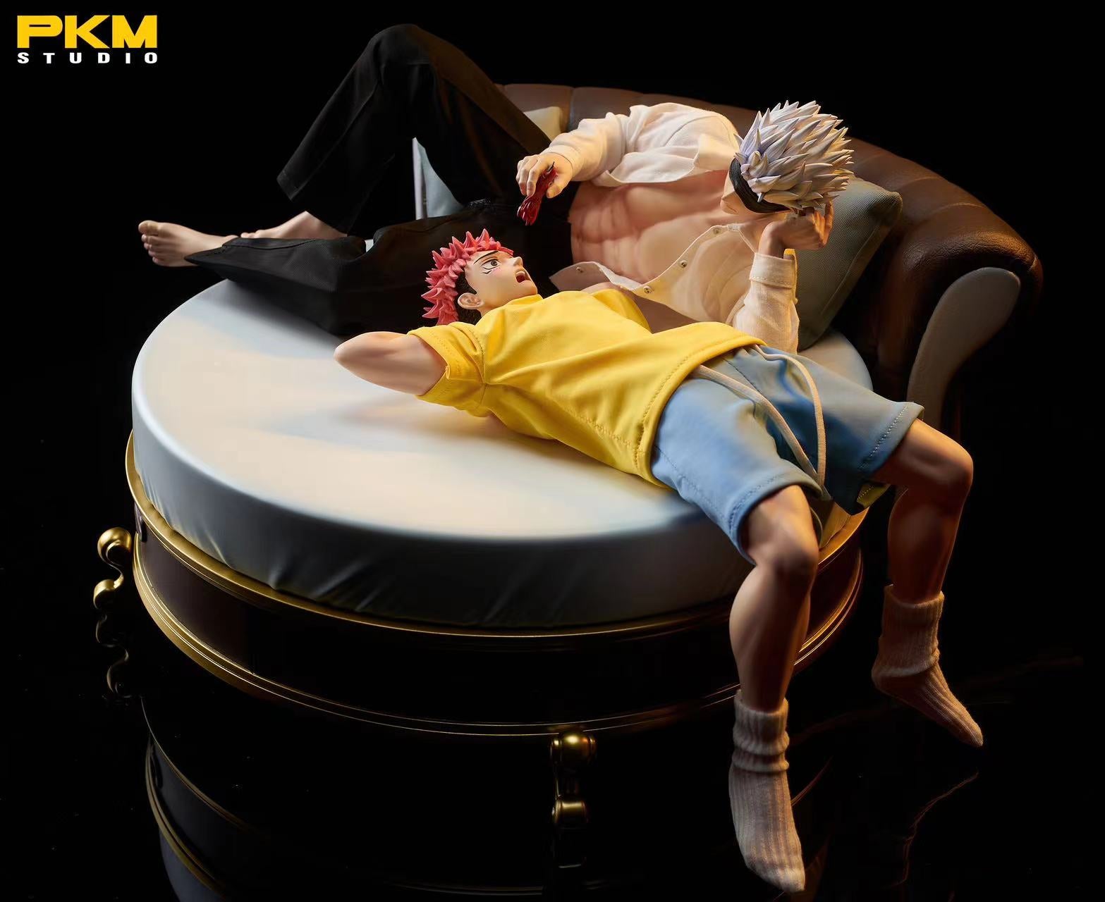 PRE-ORDER PKM Studio - Jujutsu Kaisen #5 - Satoru Gojo & Itadori Yuji & Ryomen Sukuna Flirting Threesome 1/6 Statue(GK) (Adult 18+)