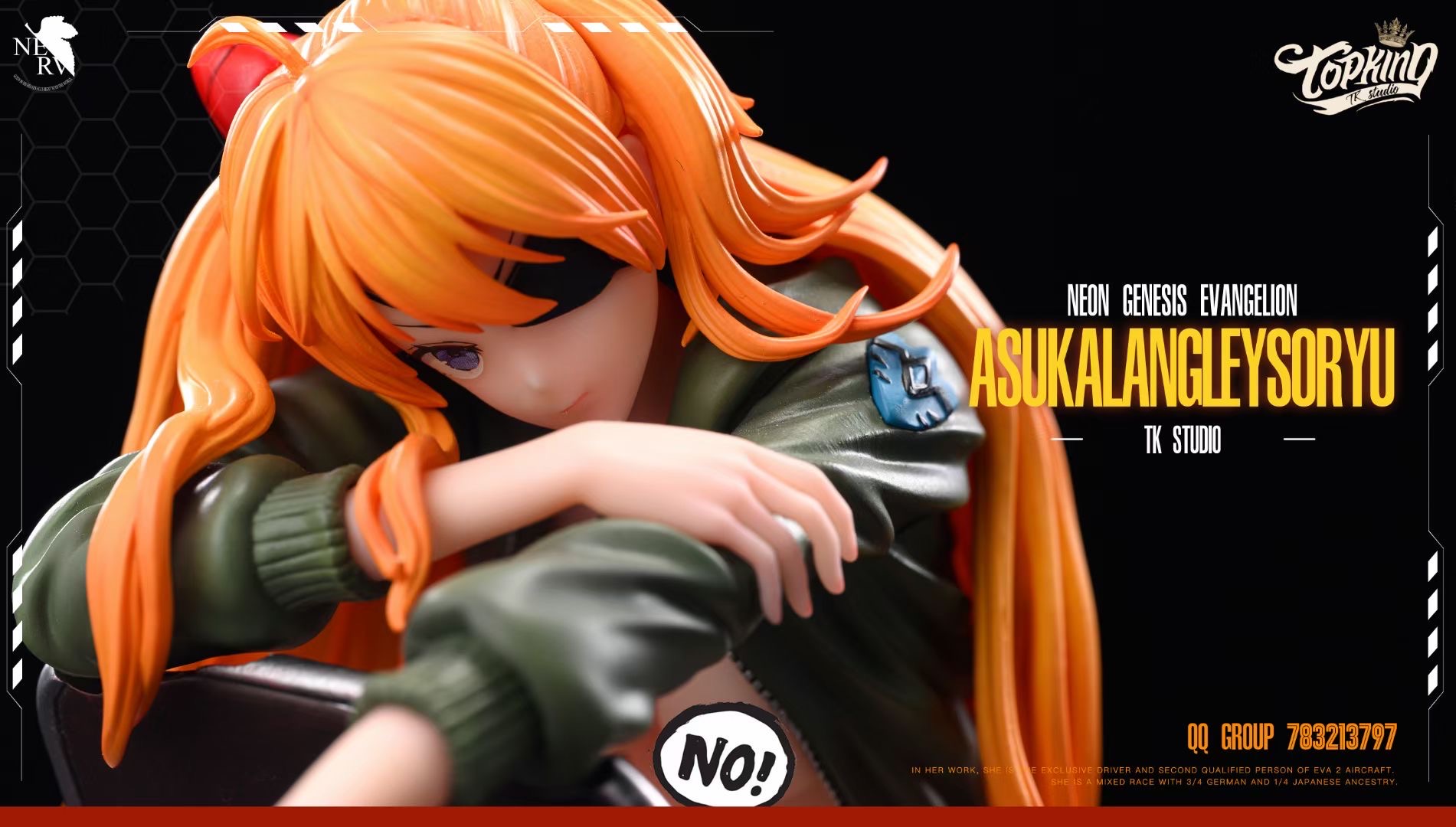 PRE-ORDER TOP KING Studio Asuka Langley Soryu Statue(GK) (Adult 18+)
