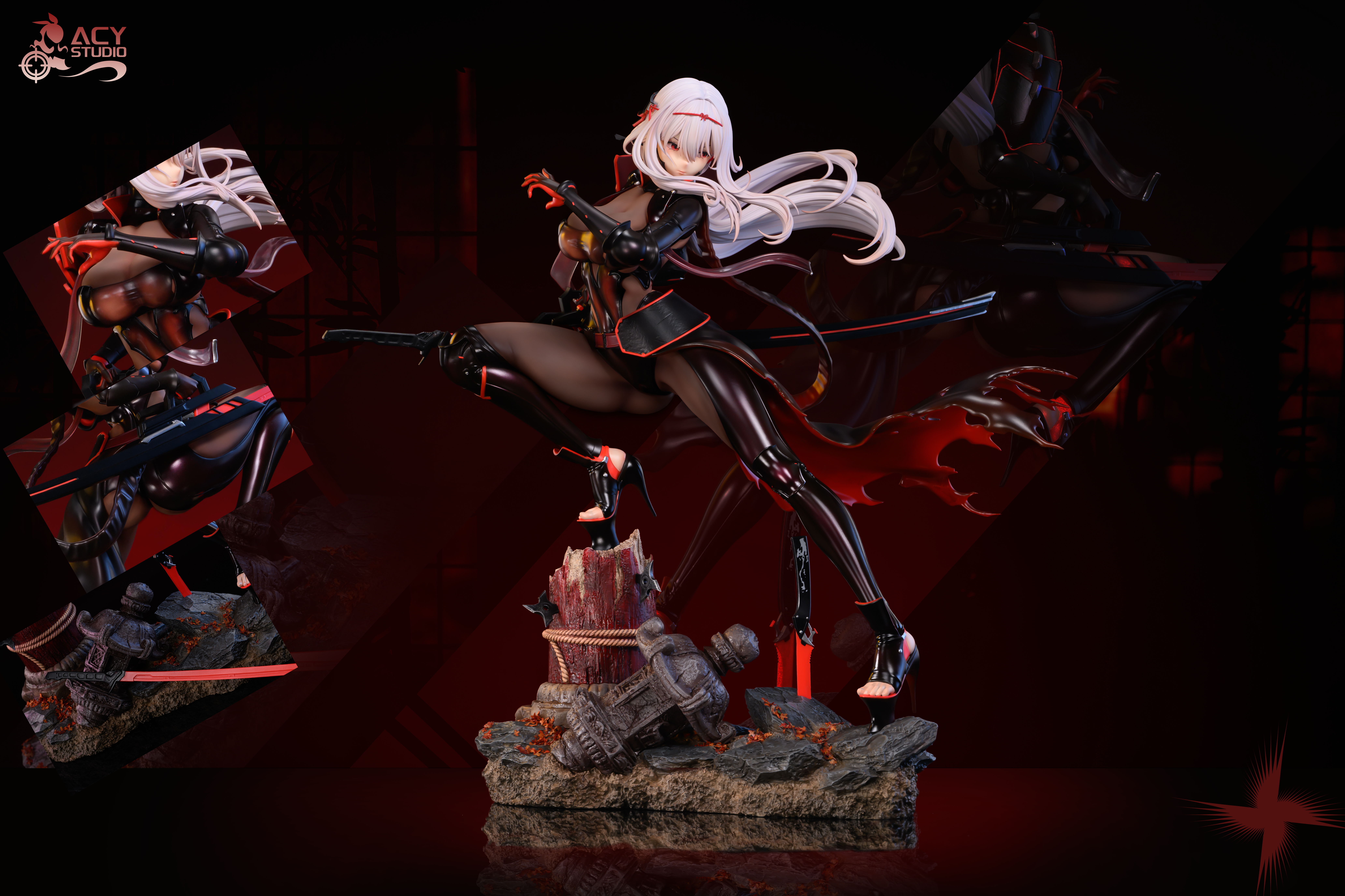 Acy Studio - NIKKE:The Goddess of Victory - Black Shadow 1/4 Statue(GK)