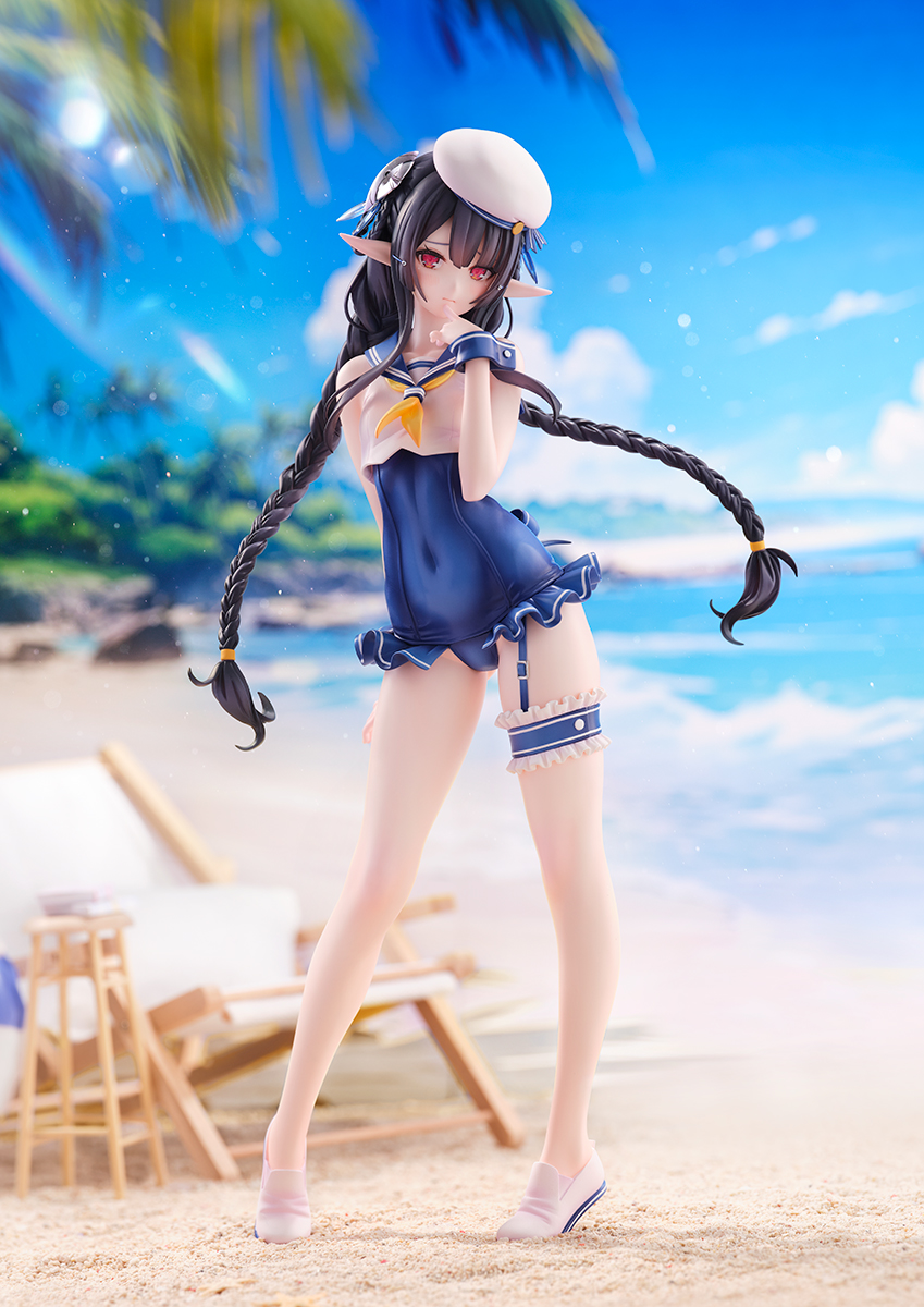 AmiAmi x AMAKUNI - Phantasy Star Online 2 es - Blue Sea Annette Summer Vacation Ver. 4981932520551 Statue(GK) (Adult 18+)