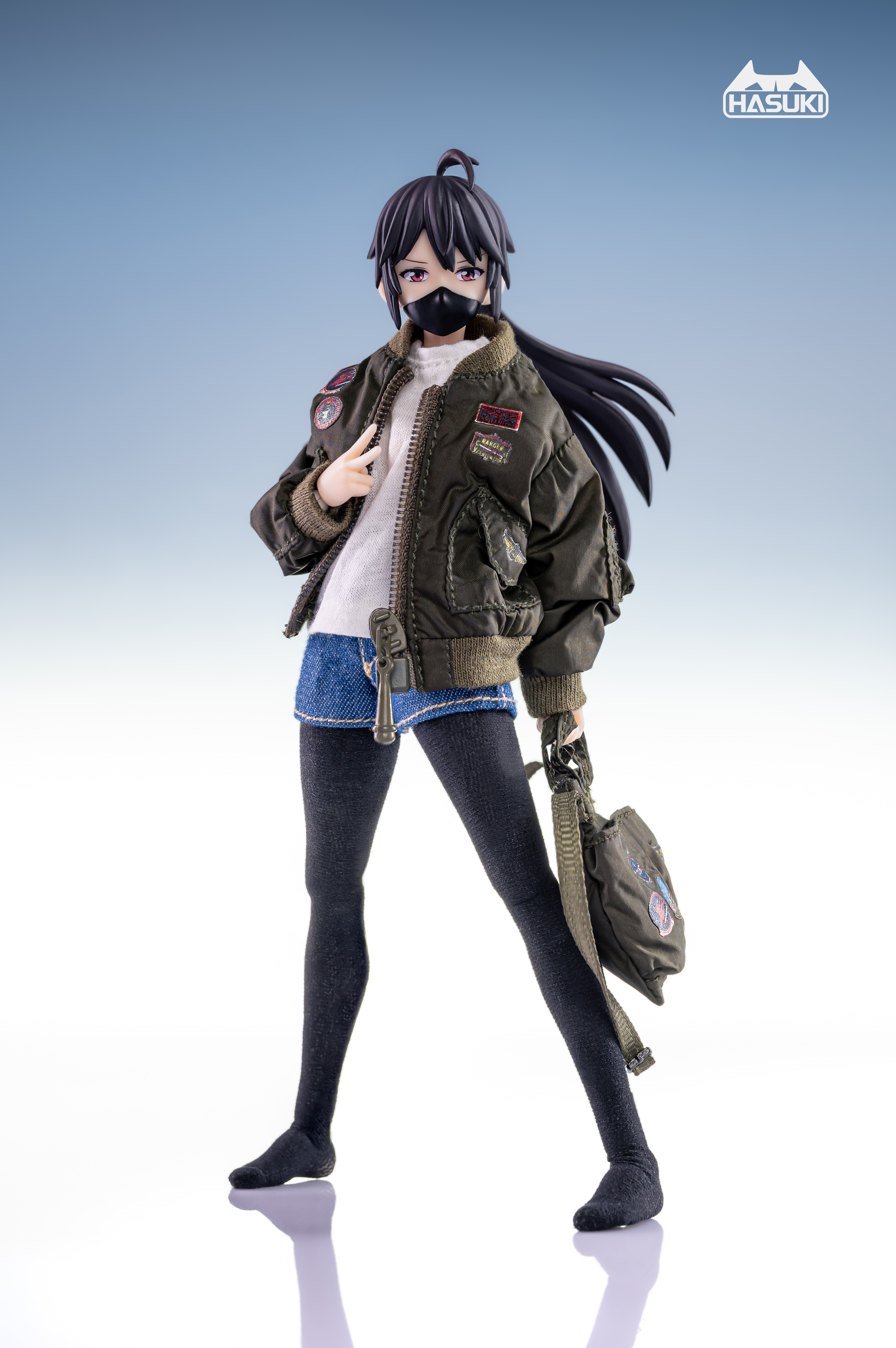 PRE-ORDER HASUKI Studio Air Force Jacket CS007Jiniang Clothing Bag 1/12 Secen