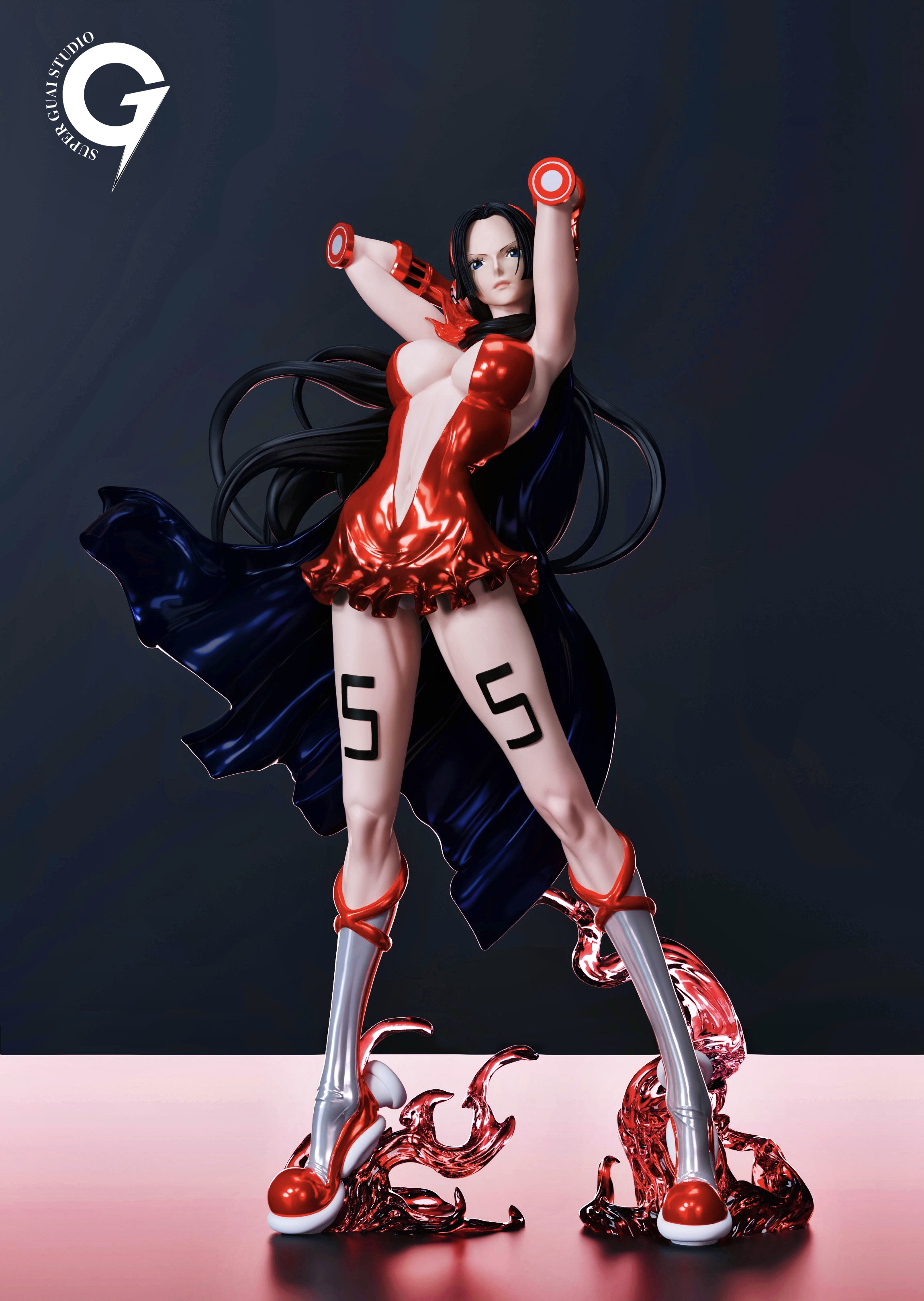 Super Guai Studio - ONE PIECE - Germa 66 Battle Suit Ver. Boa Hancock POP MAX Scale Staue(GK) (Adult 18+)