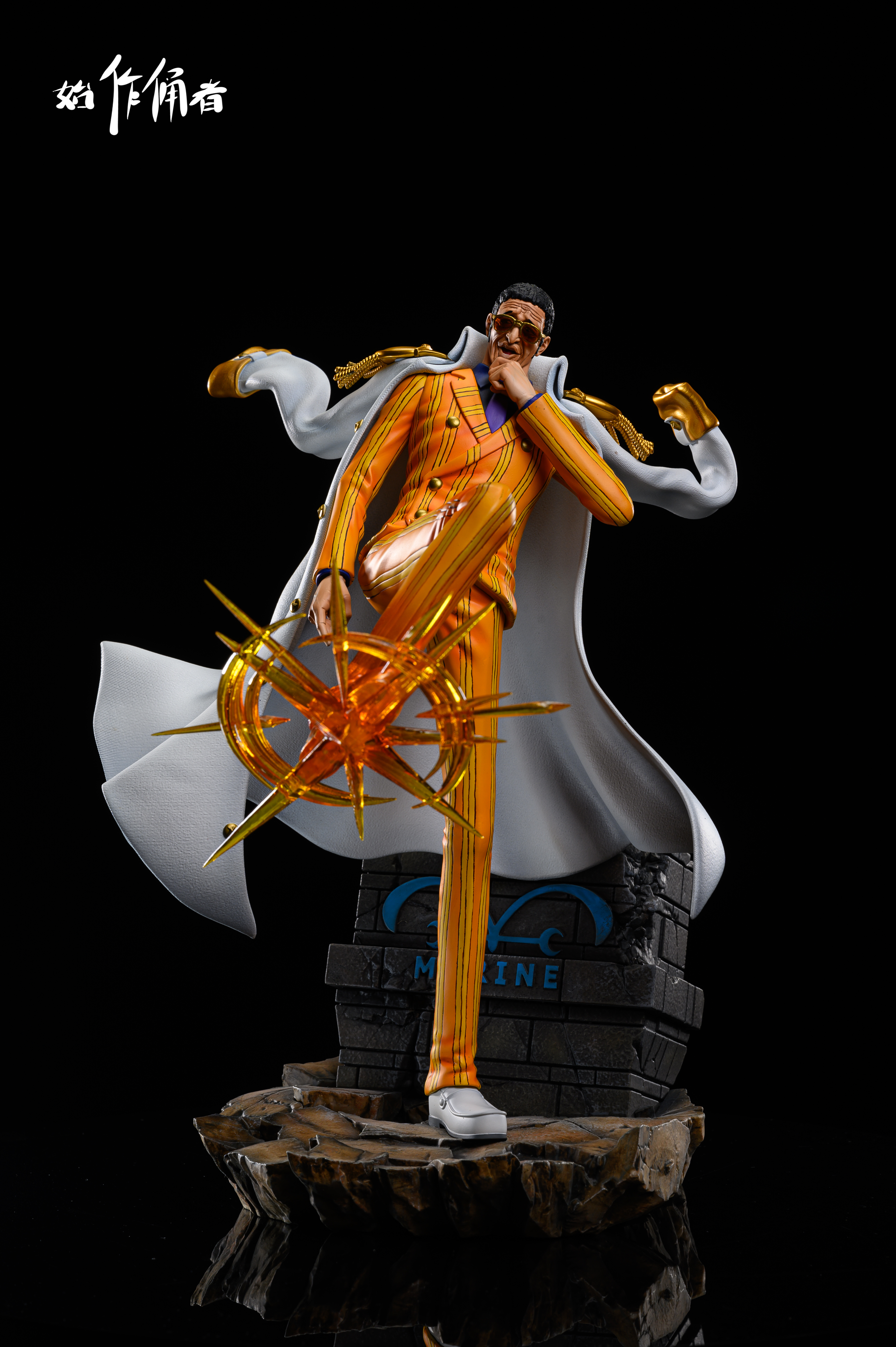 PRE-ORDER ShiZuoYongZhe Studio One Piece Admiral Marine Kizaru Borsalino StatueGK