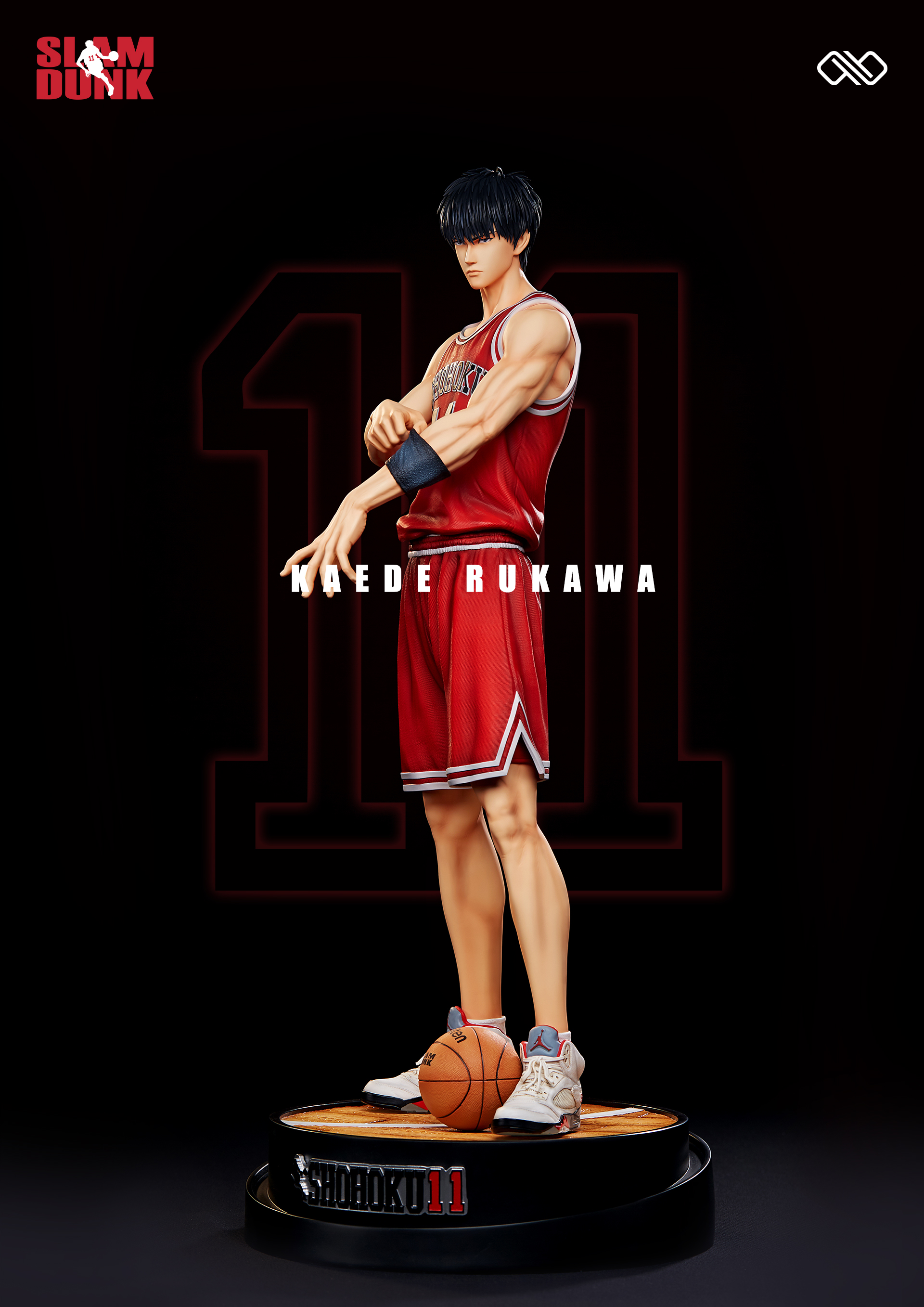 PRE-ORDER Unlimited Studio SLAM DUNK Kaede Rukawa 1/4 & 1/6 Scale Statue (GK)