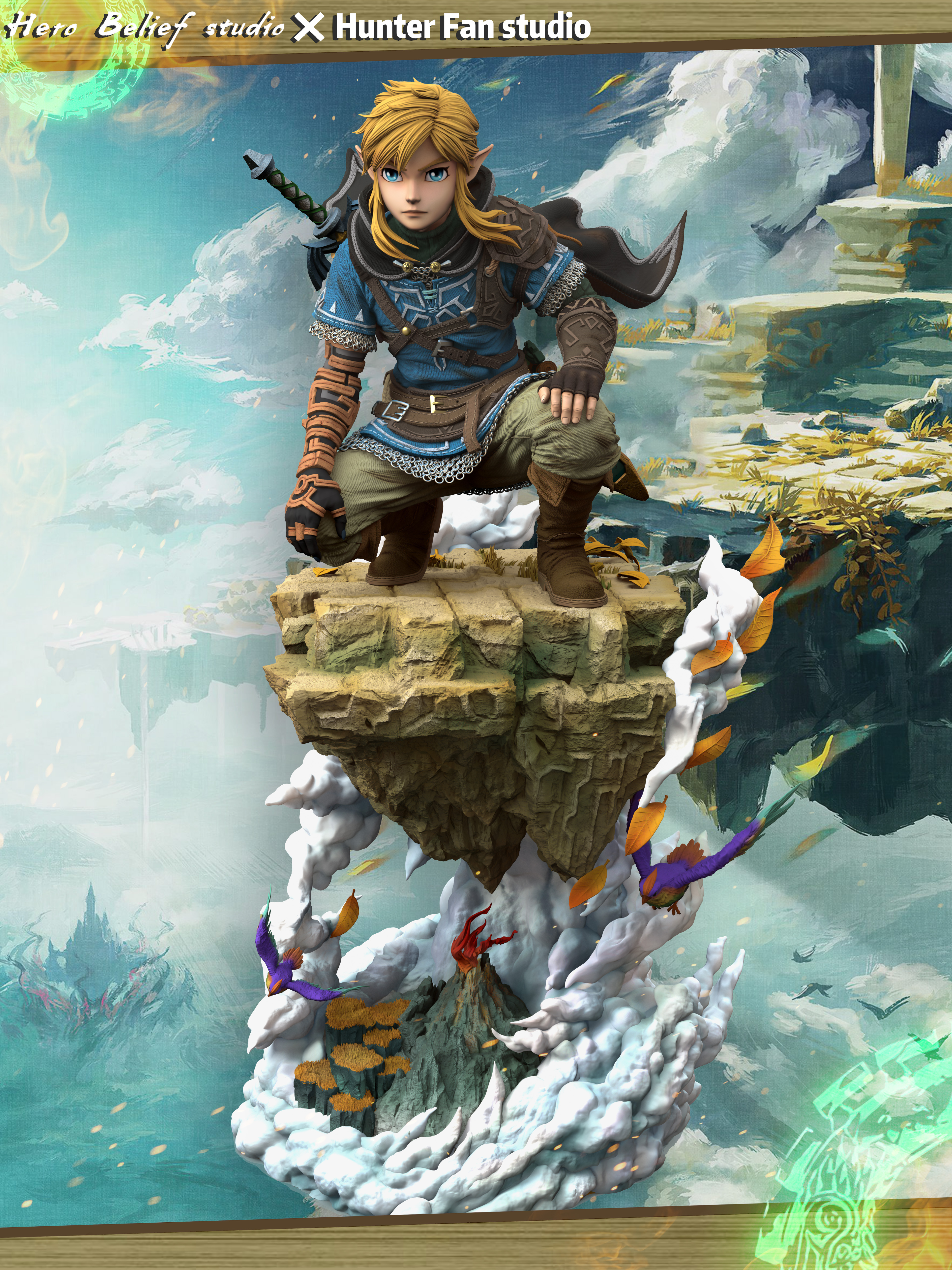 PRE-ORDER Hero Belief X Hunter Fan Studio Legend of Zelda Link 1/6 & 1/4 Statue(GK)