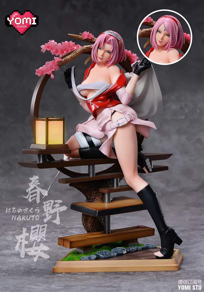 【IN STOCk】1/6 Scale Haruno Sakura with LED - Naruto Resin Statue - YOMI Studios