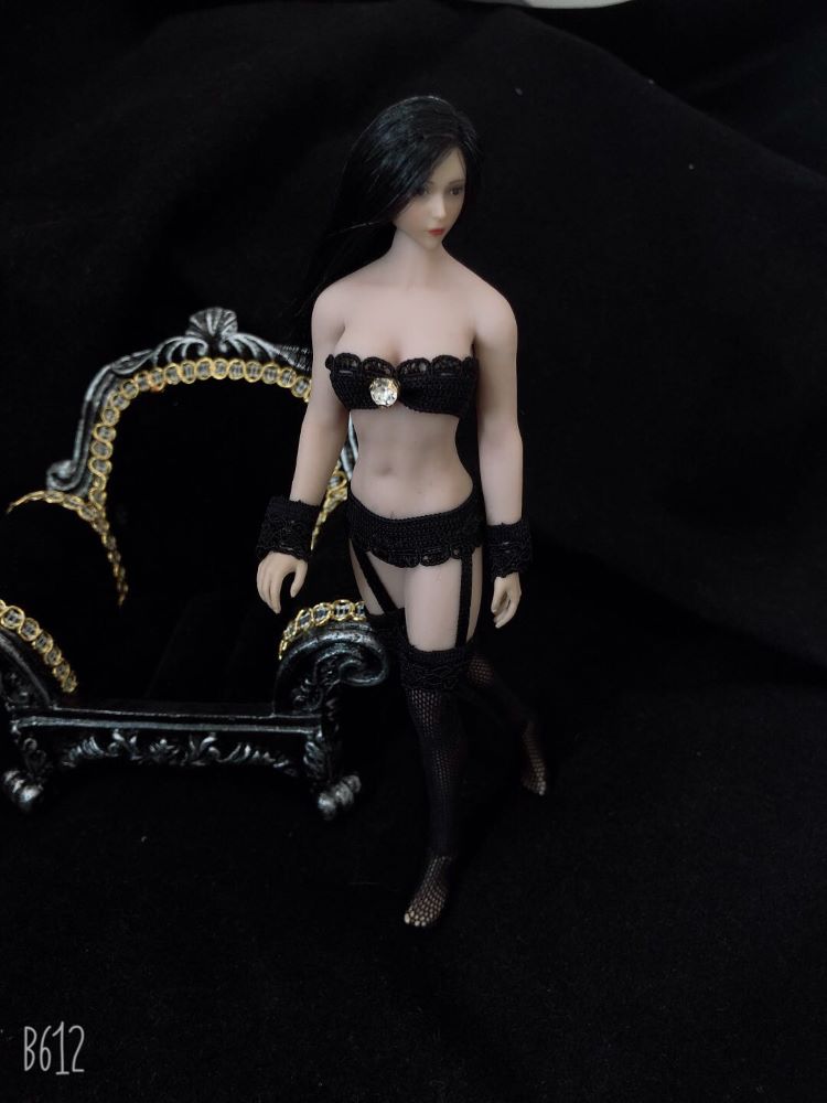 1/12 Female Underwear Suspender Stockings Fit PH/TBL 6inch Plain Body
