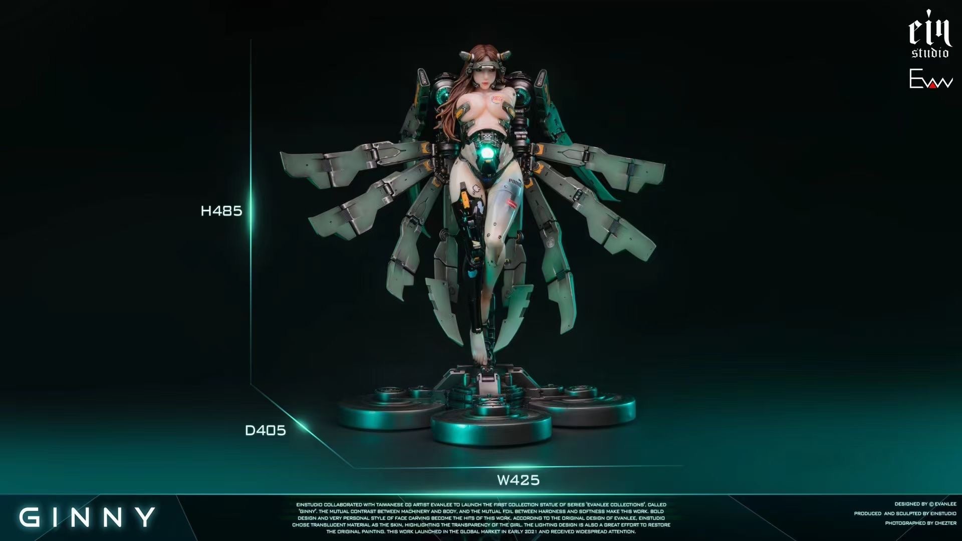 【IN STOCK】Ginny Premium Statue EinStudio x Evan Lee Evan001 Ginny Status GK/Status