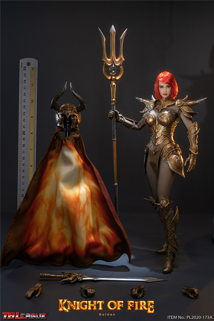 in Stock TBLeague PL2020-173 A/B/C 1/6 Knight Of Fire Female Warrior Action Figure