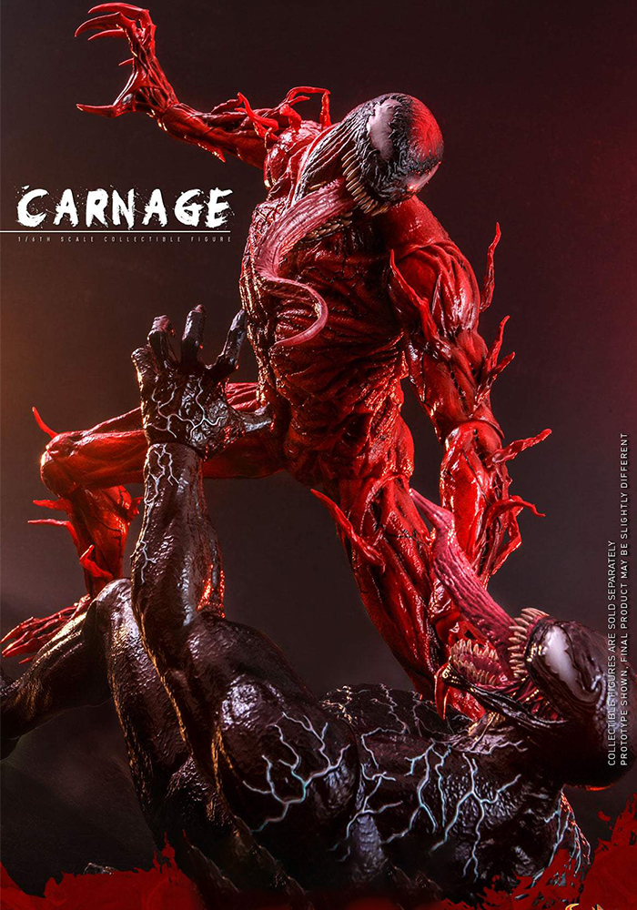 1/6 Scale Venom: Let There Be Carnage – Carnage Figure (Deluxe Version) by Hot Toys