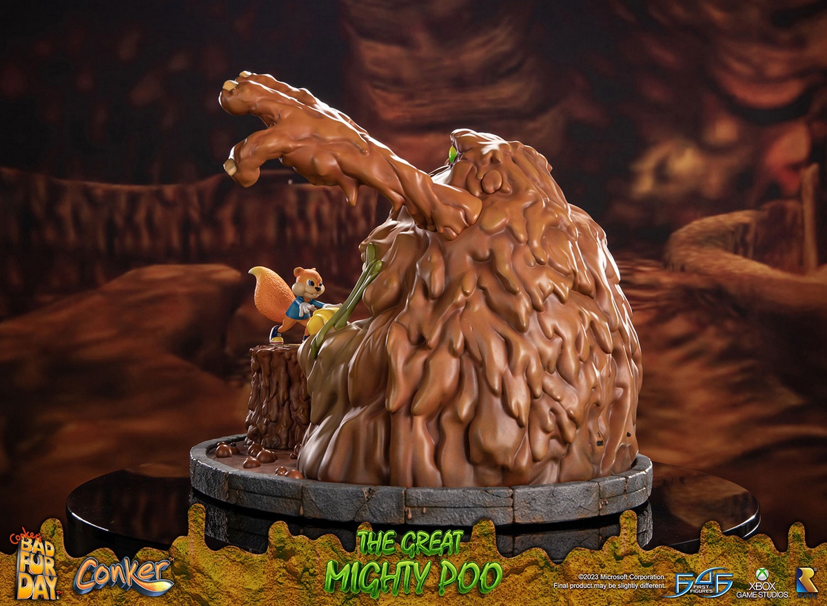 PRE-ORDER First 4 Figures - Conker's Bad Fur Day - The Great Mighty Poo ( CONMPST) Statue(GK)